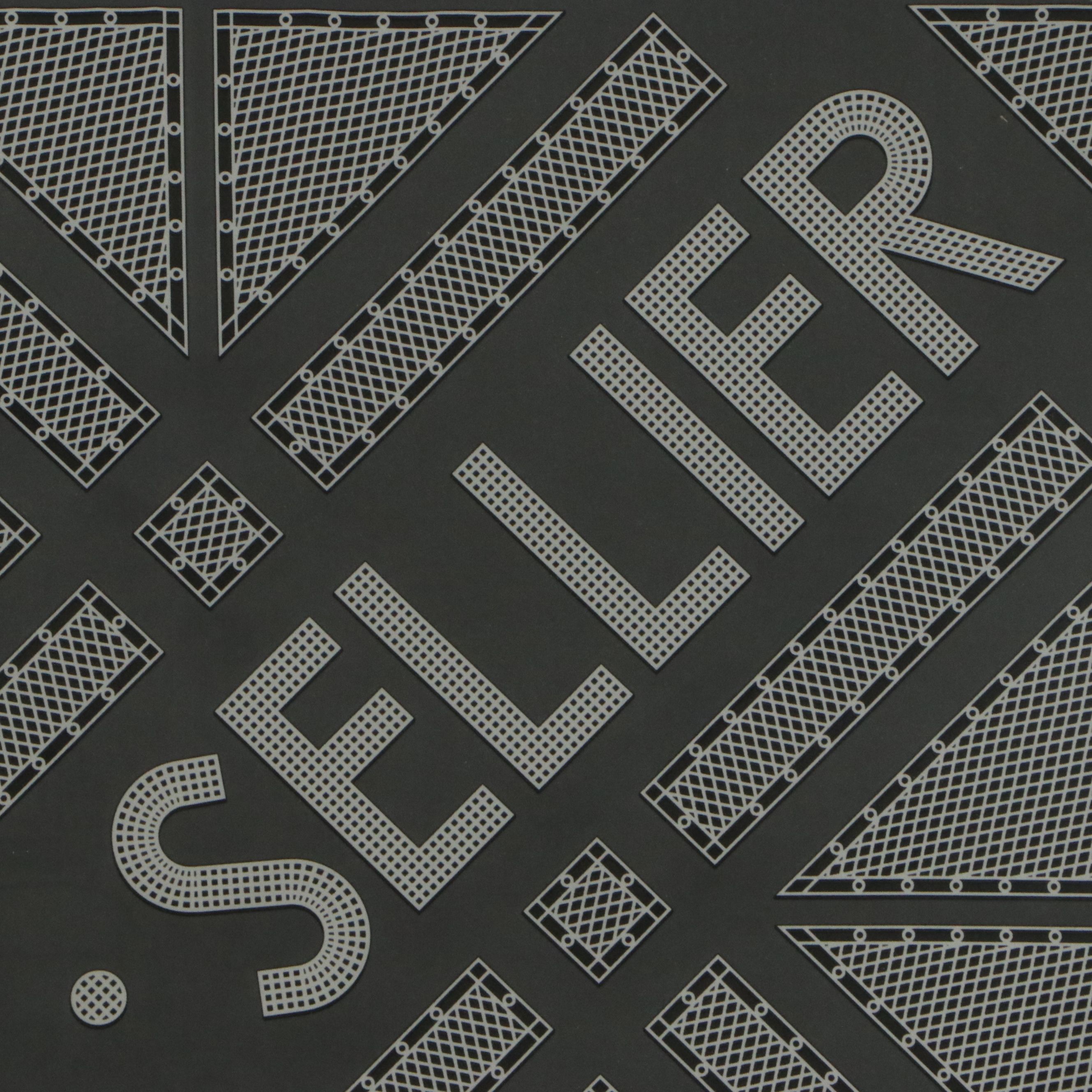 Framed Hermès "Hermès - Sellier" Scarf 90 in Silk Twill