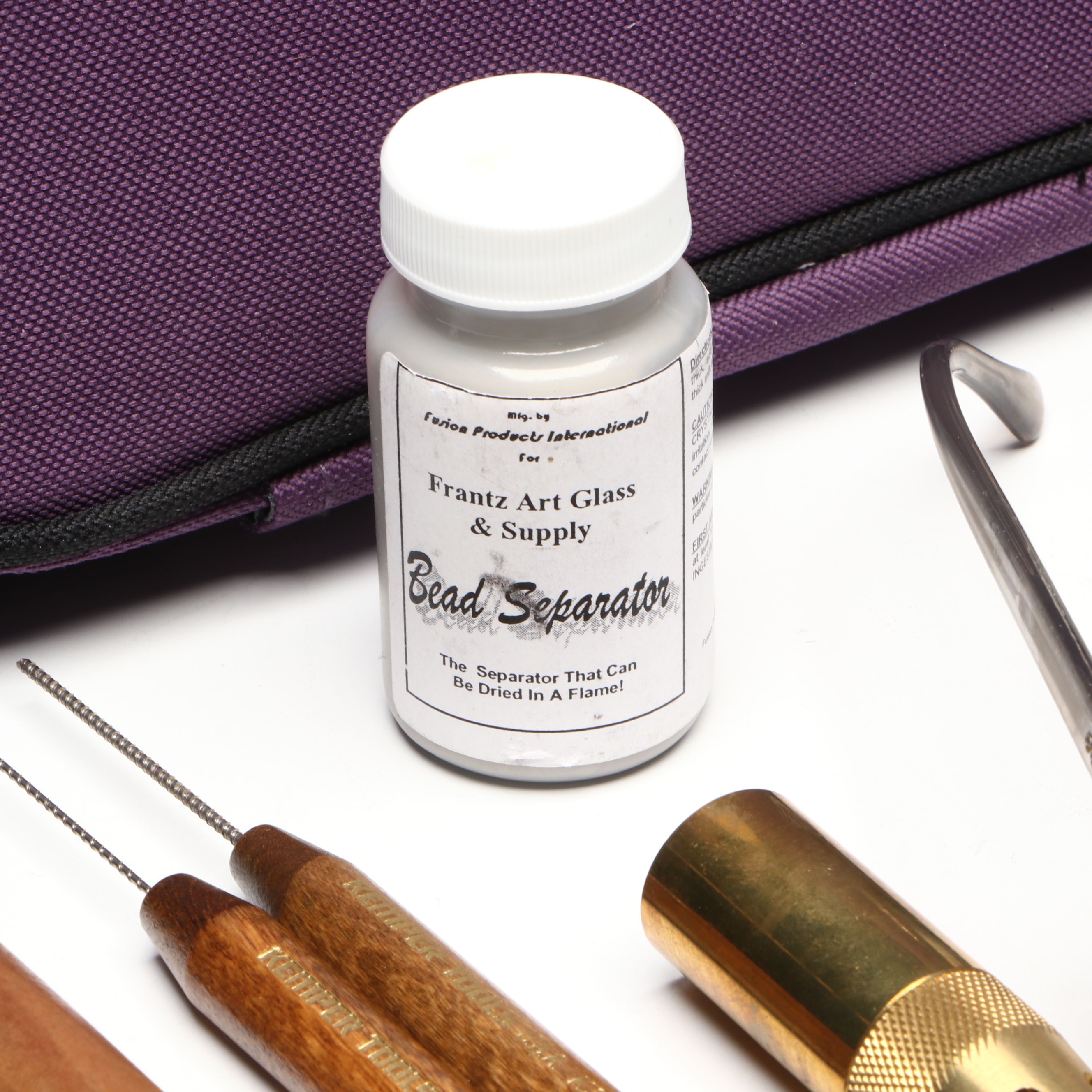 Flamework Supplies with Torch, Colored Glass Canes and More Crafting Tools