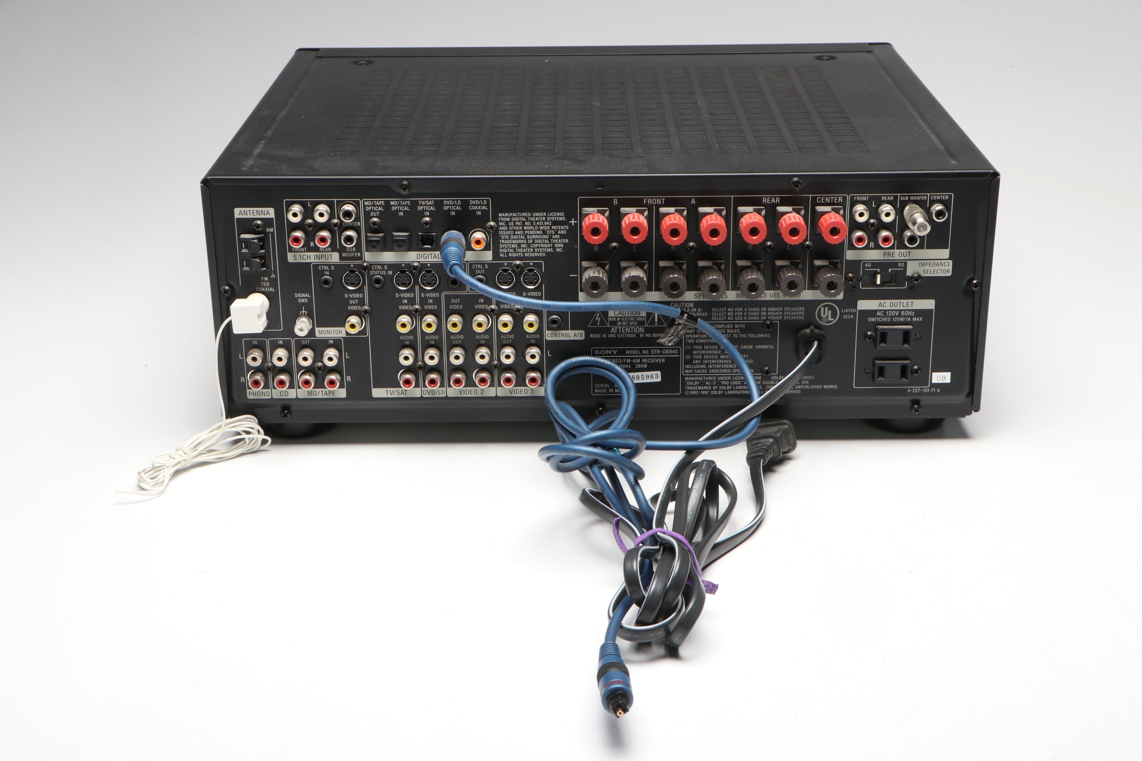 Sony STR-D8840 FM Stereo/FM-AM Receiver