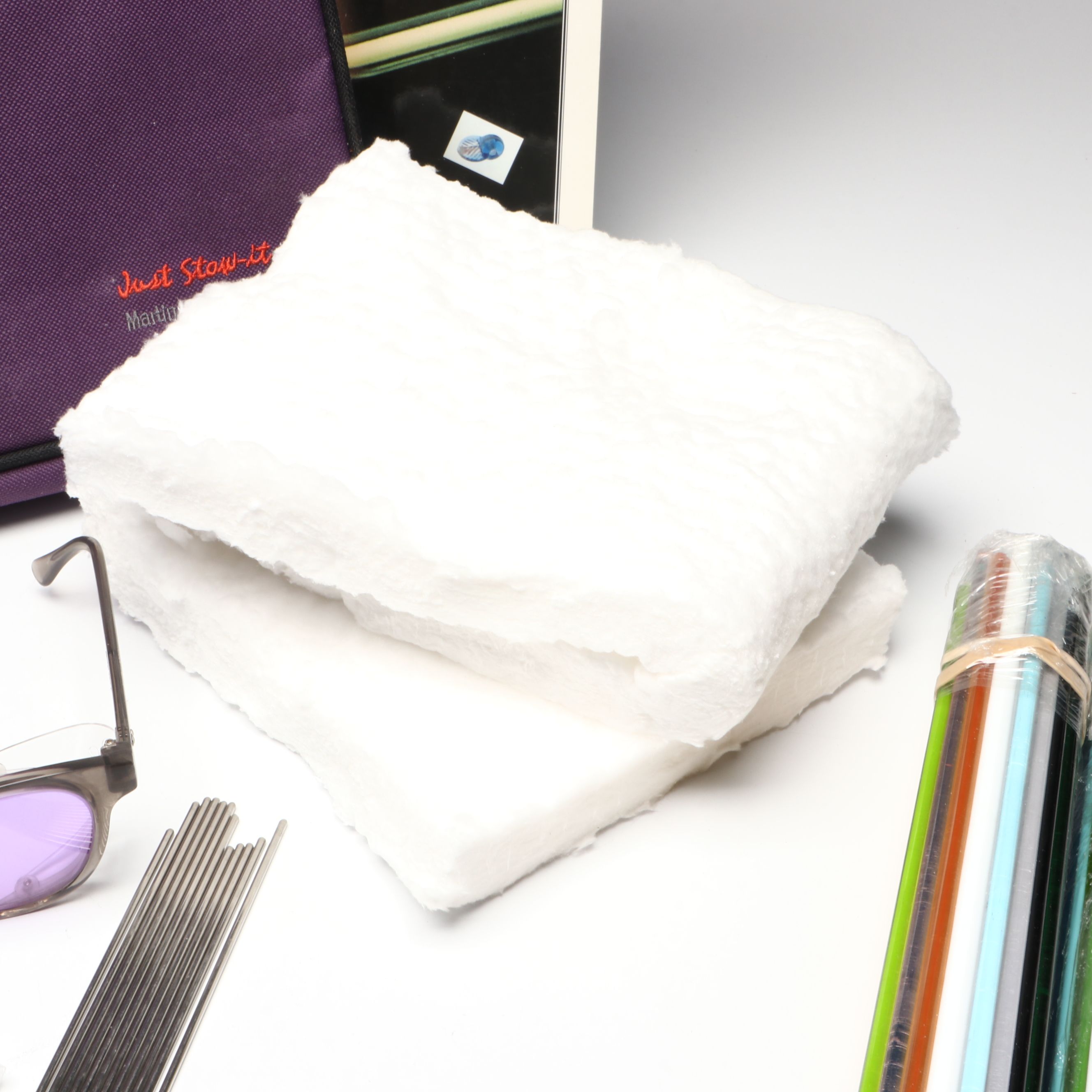 Flamework Supplies with Torch, Colored Glass Canes and More Crafting Tools