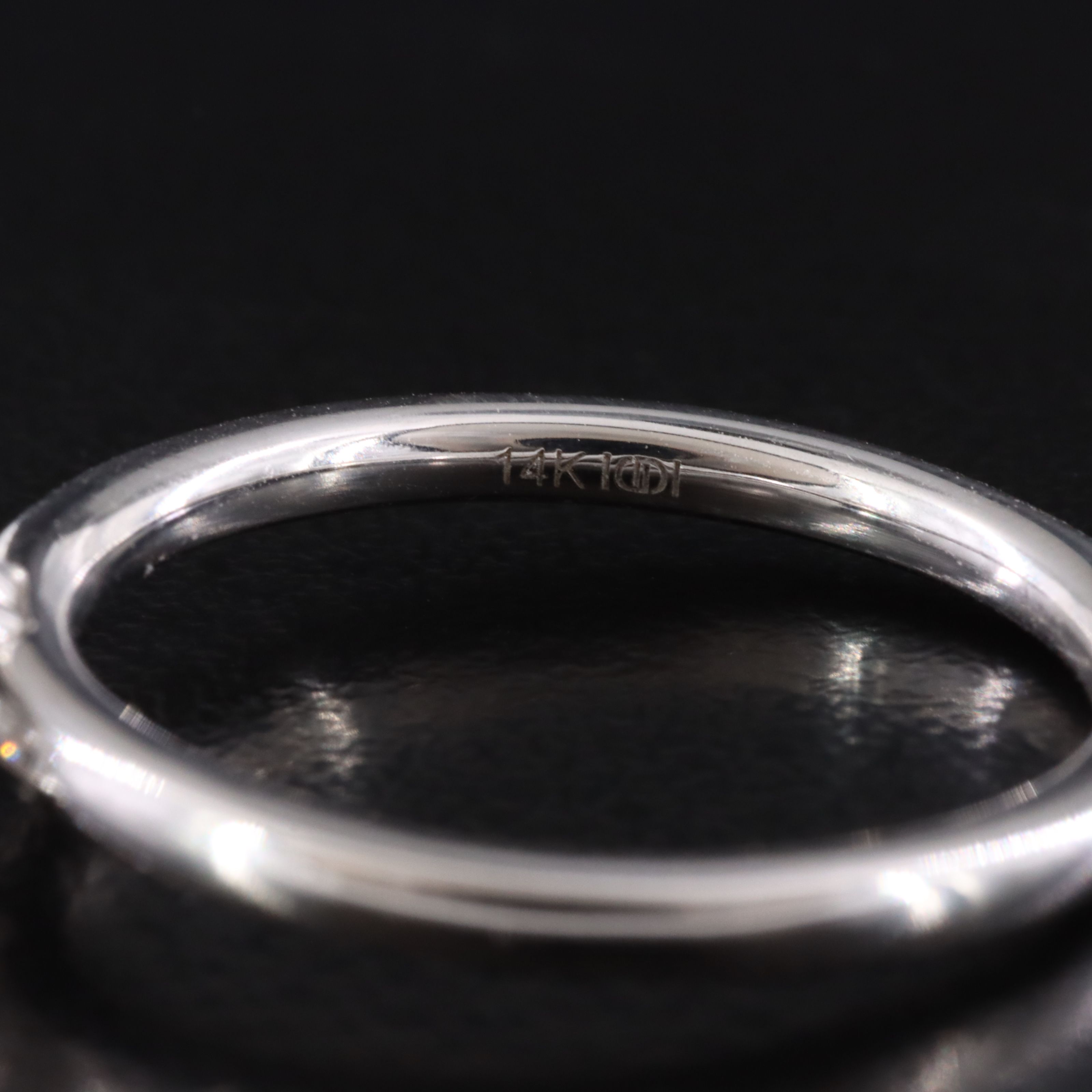 14K 1.10 CT Lab Grown Diamond Solitaire Ring with GCAL Online Report