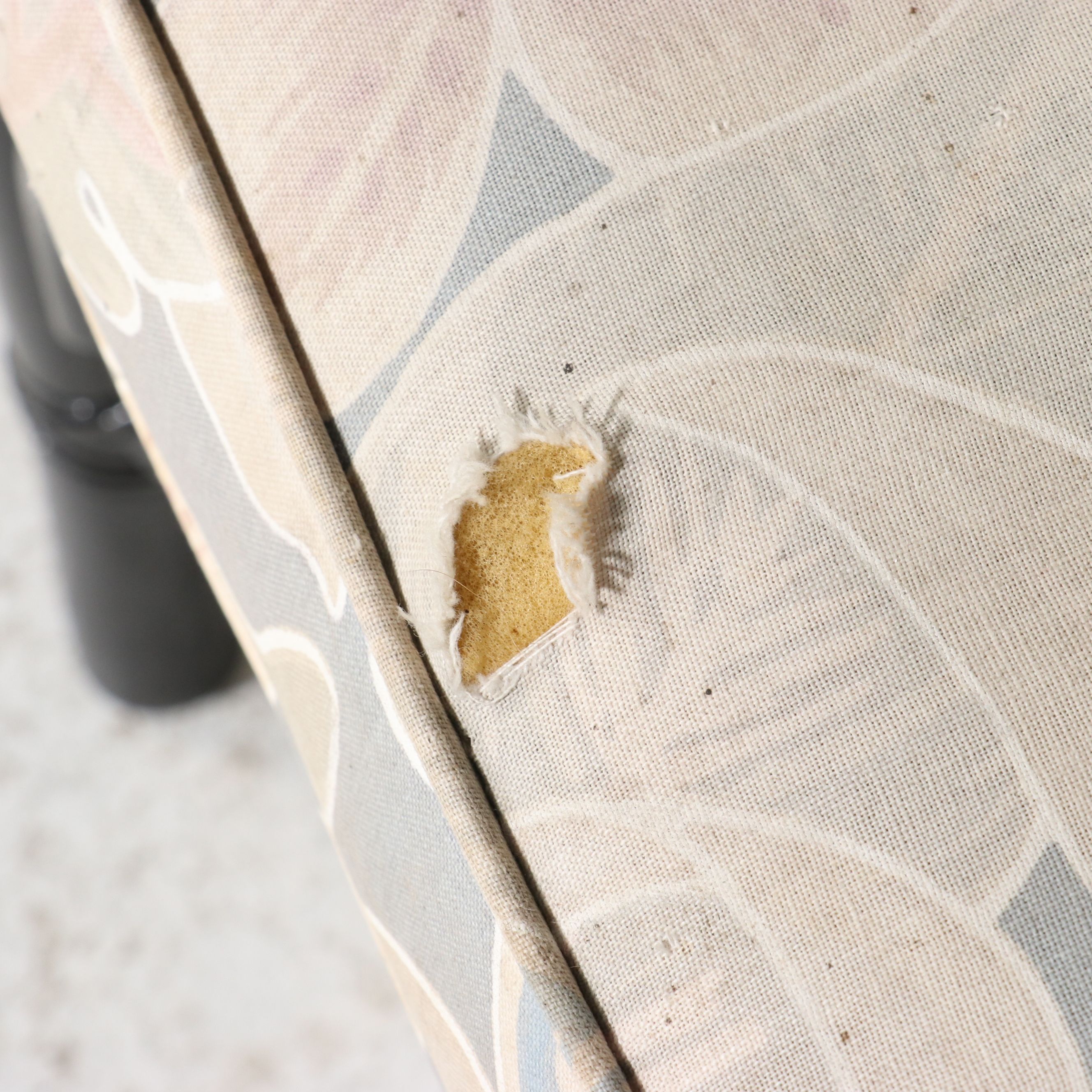 Clark Casual Furniture Black Lacquered Rattan Barrel Chair, Late 20th Century