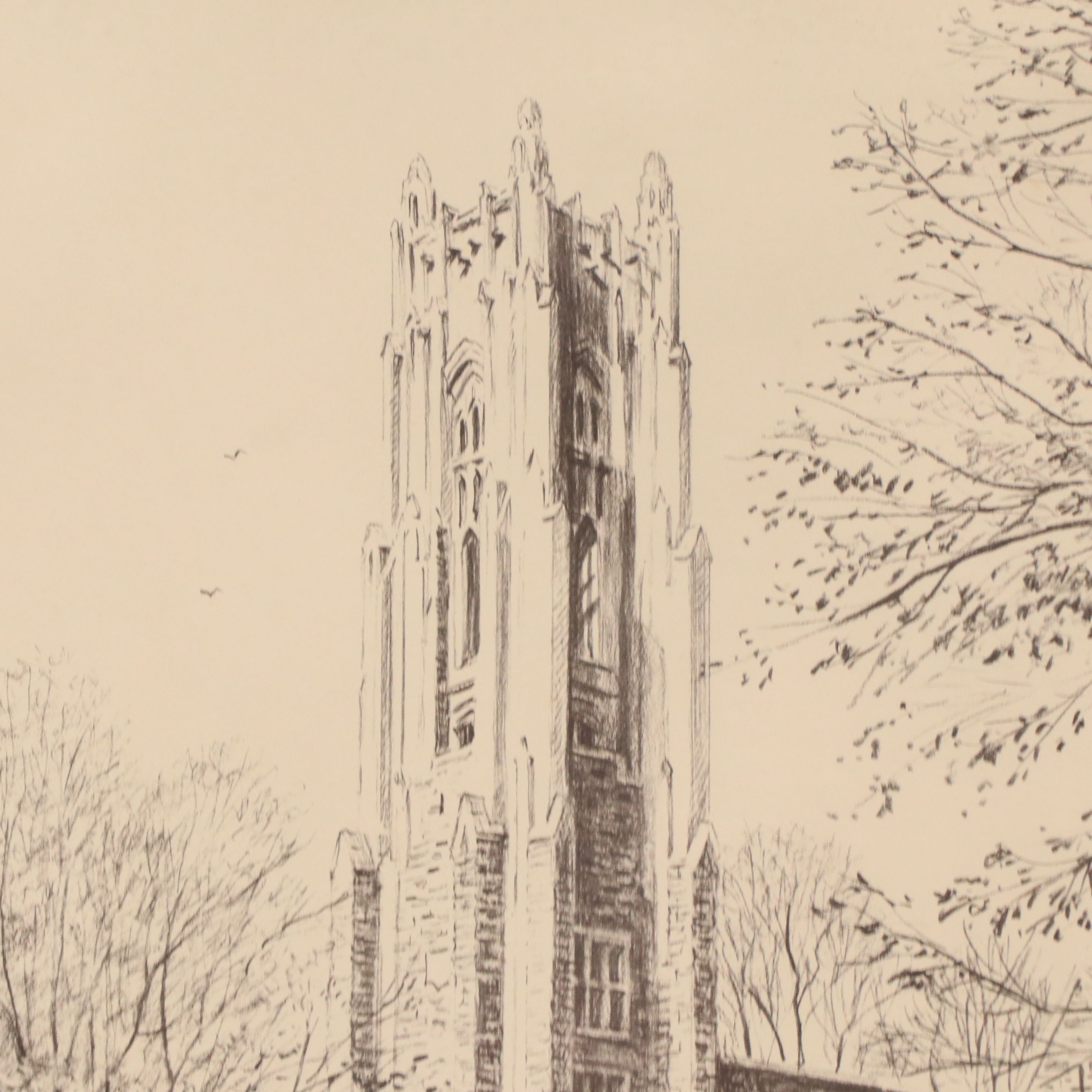 Offset "Southwestern at Memphis: Richard Halliburton Memorial Tower," 20th C.