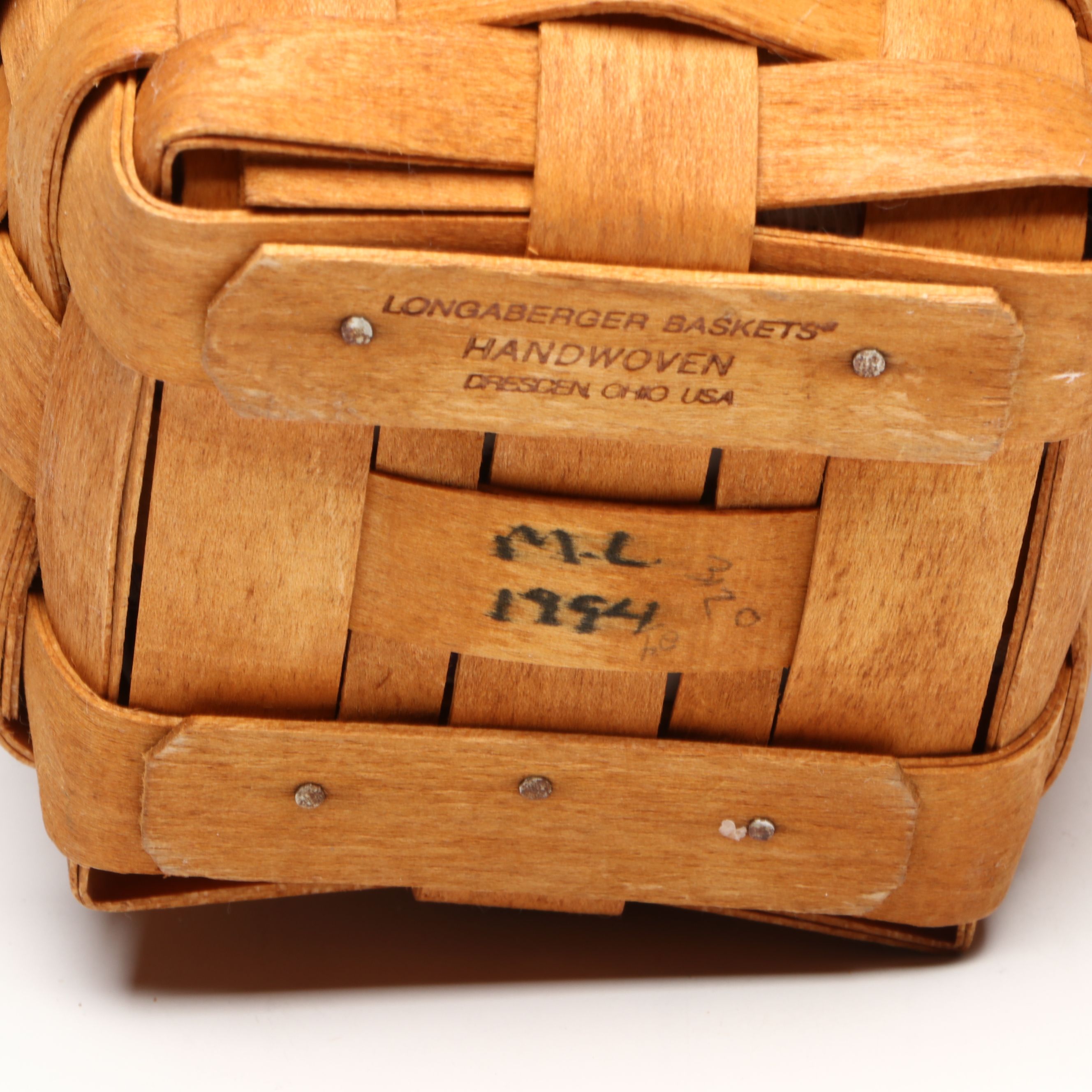 Longaberger Baskets with Royal Winton Grimwades Chintz Pattern Mugs and Platter