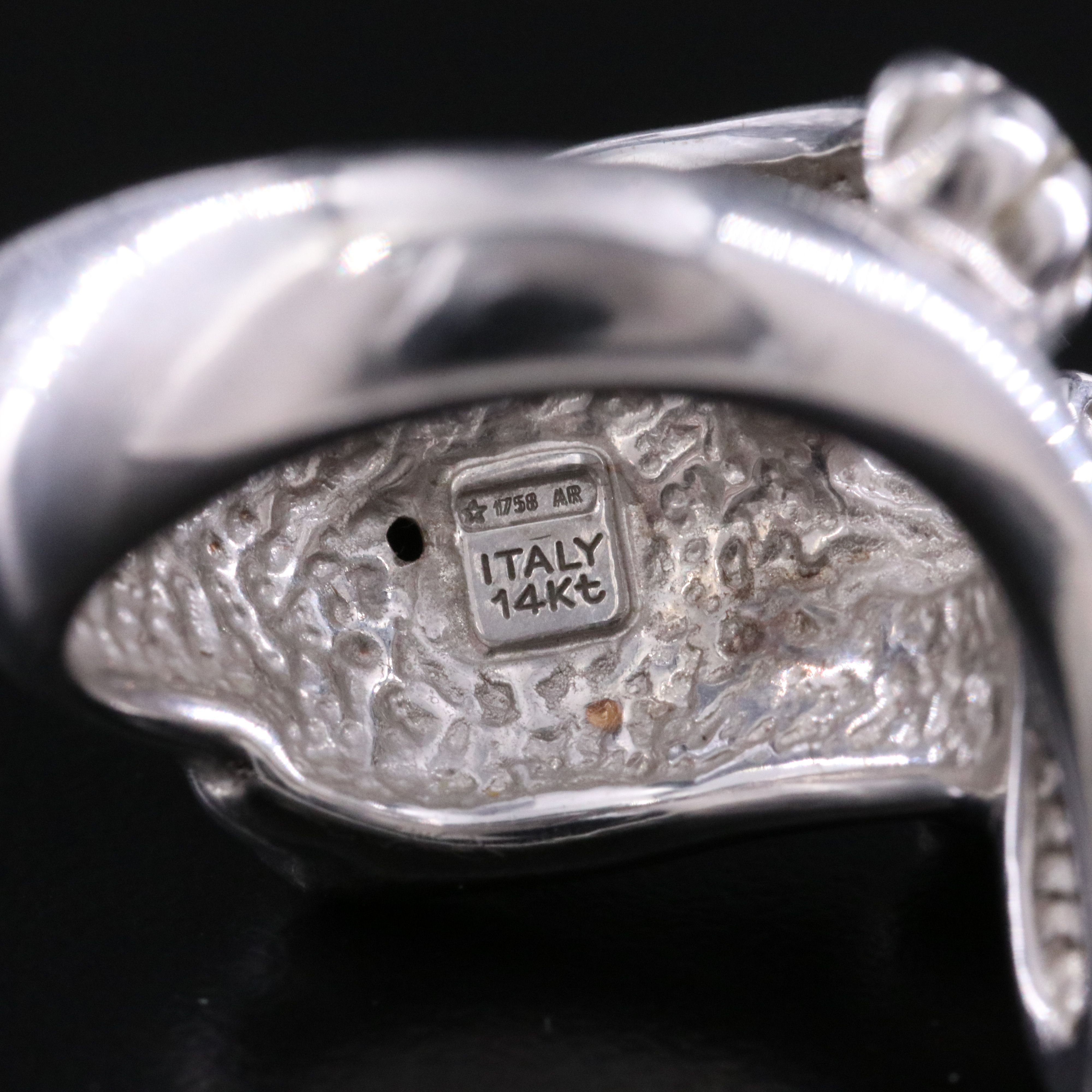 14K Electroformed Panther Ring