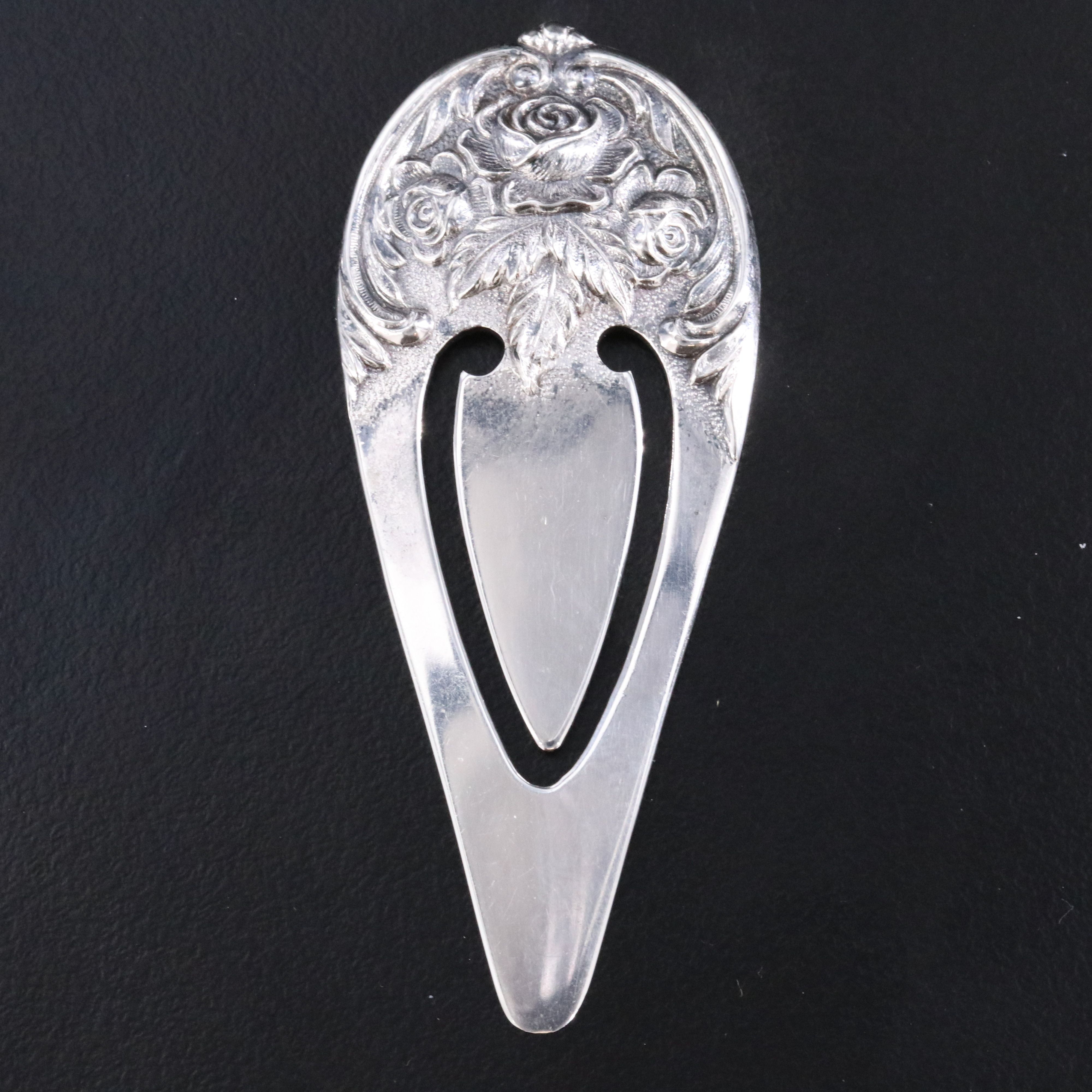S. Kirk & Son Sterling Floral Bookmark