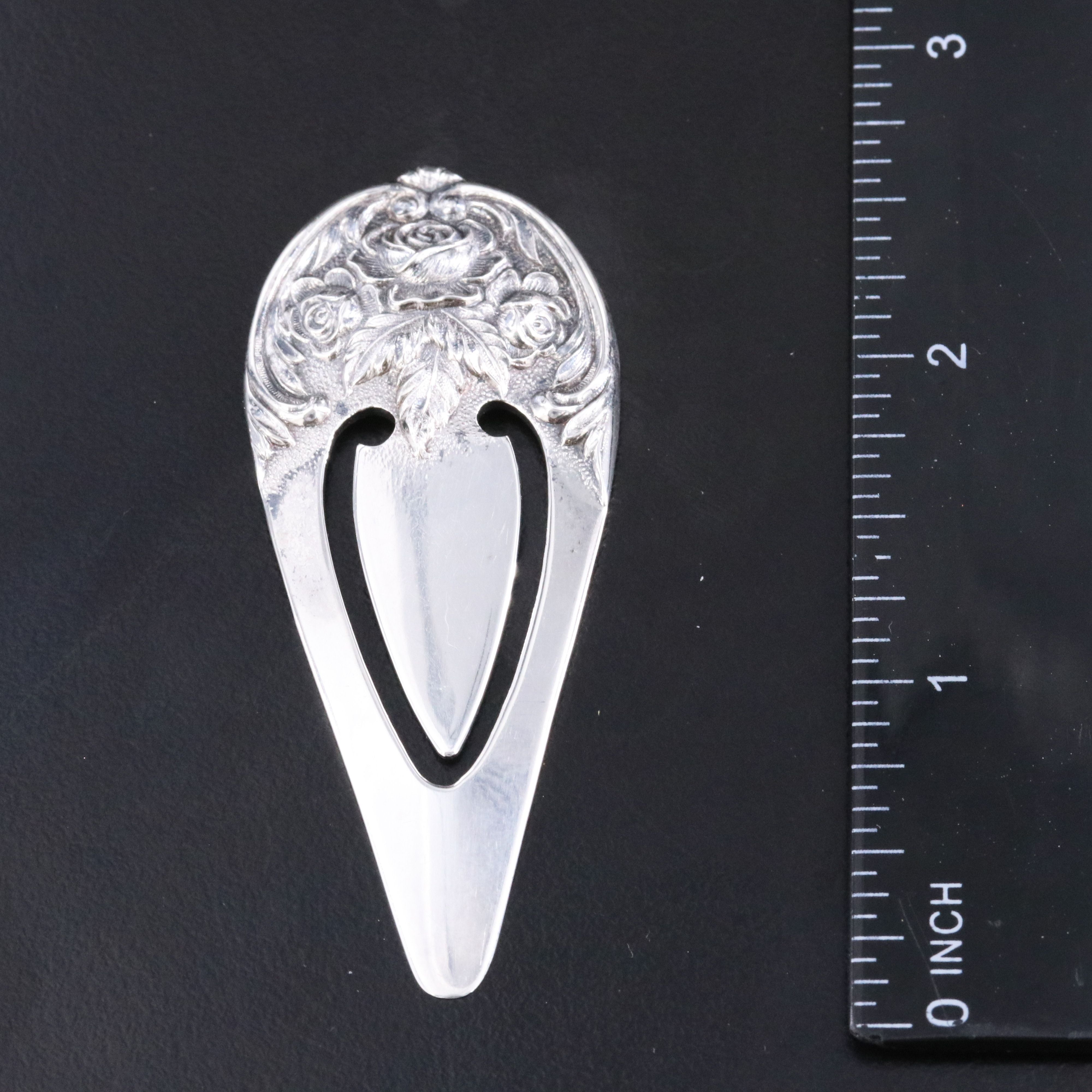 S. Kirk & Son Sterling Floral Bookmark
