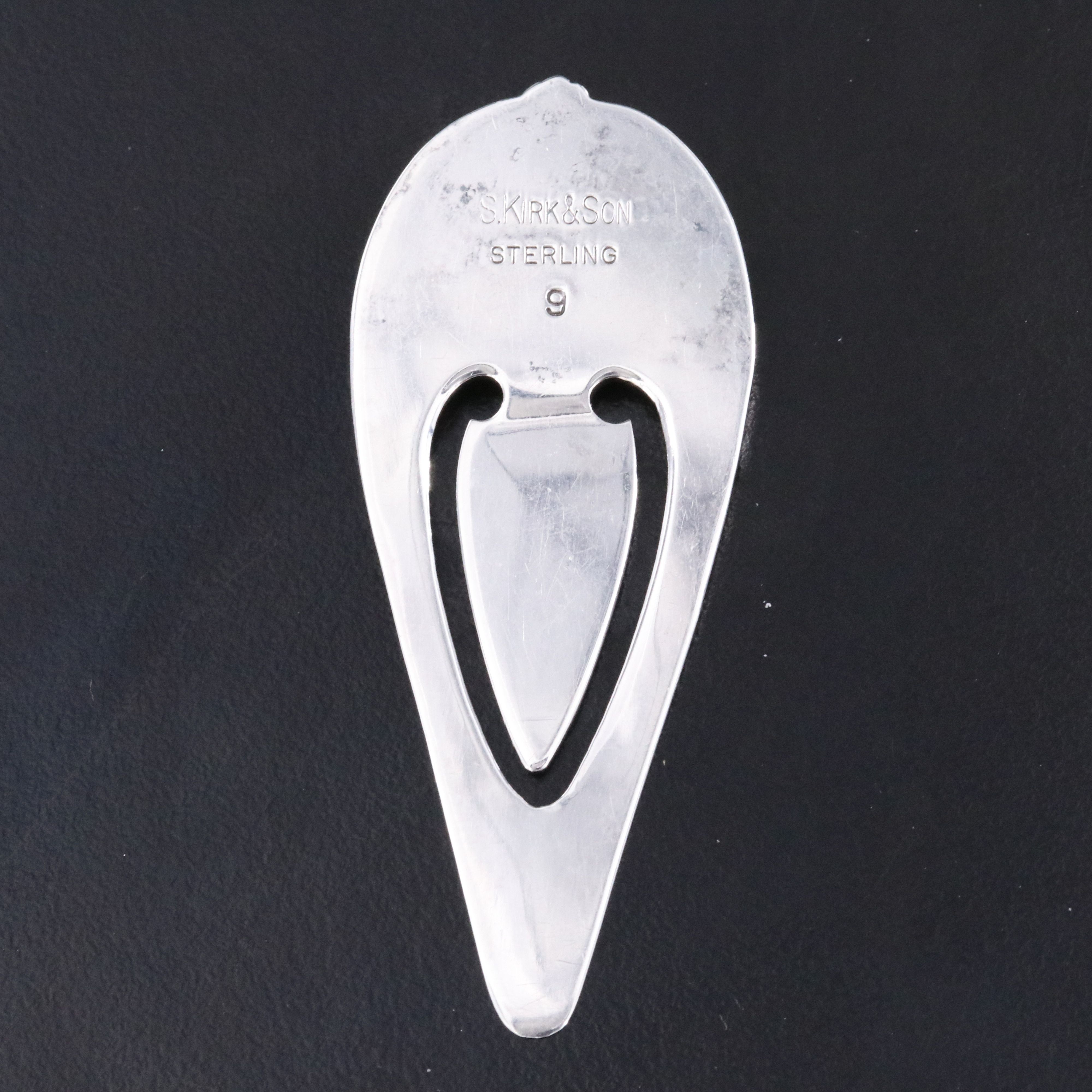 S. Kirk & Son Sterling Floral Bookmark