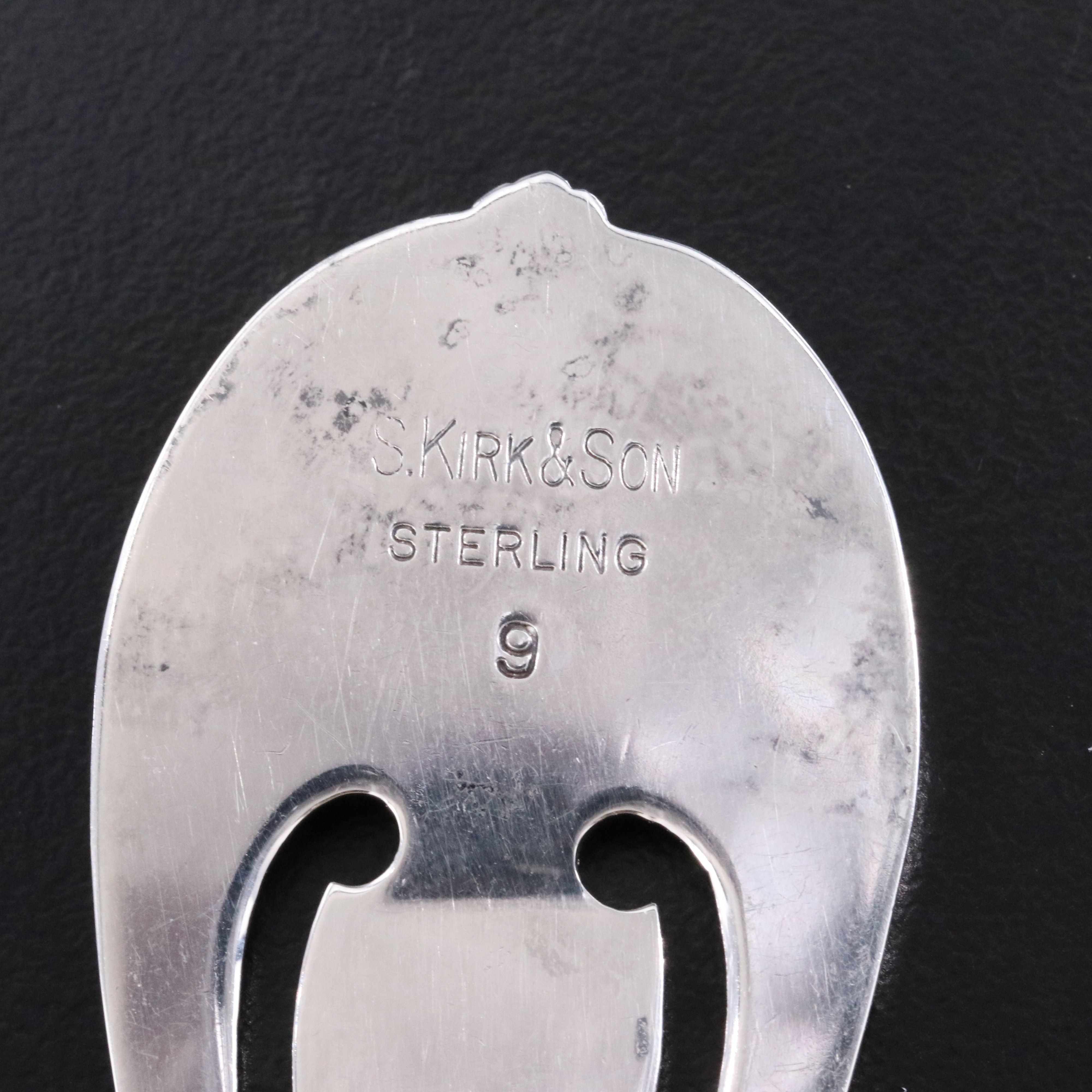 S. Kirk & Son Sterling Floral Bookmark