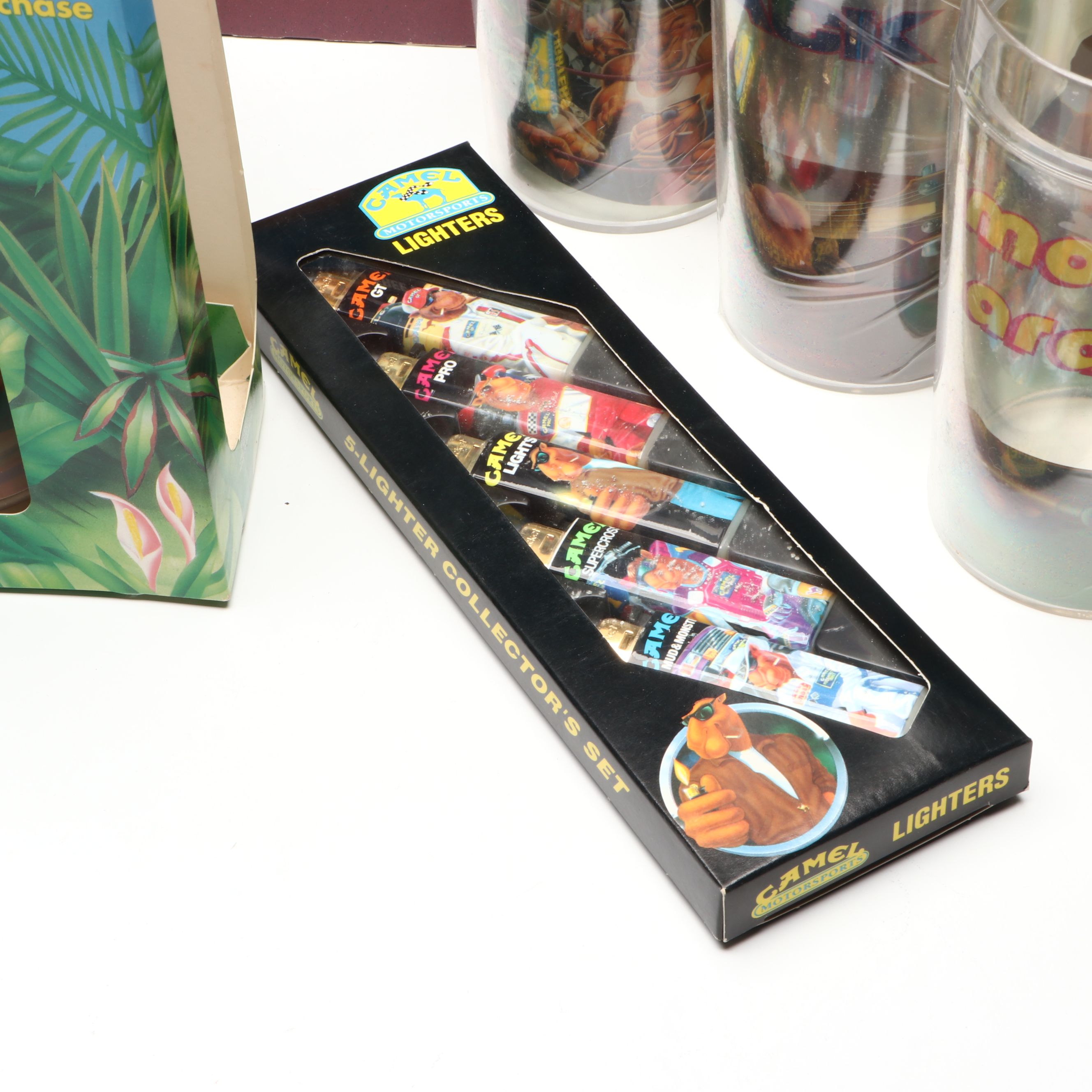 Camel Mugs, Tumblers, Lighters and More Vintage Advertising Memorabilia
