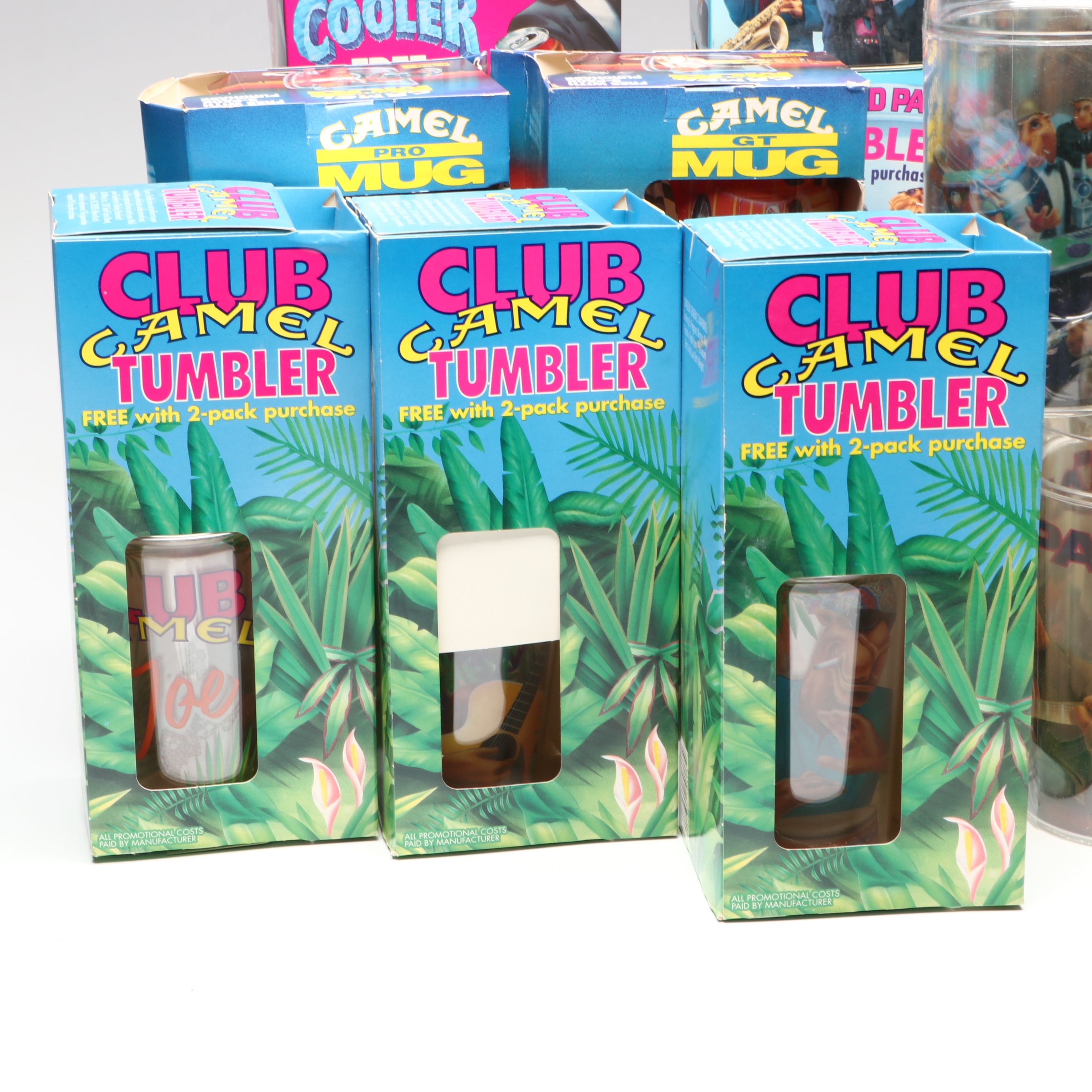 Camel Mugs, Tumblers, Lighters and More Vintage Advertising Memorabilia