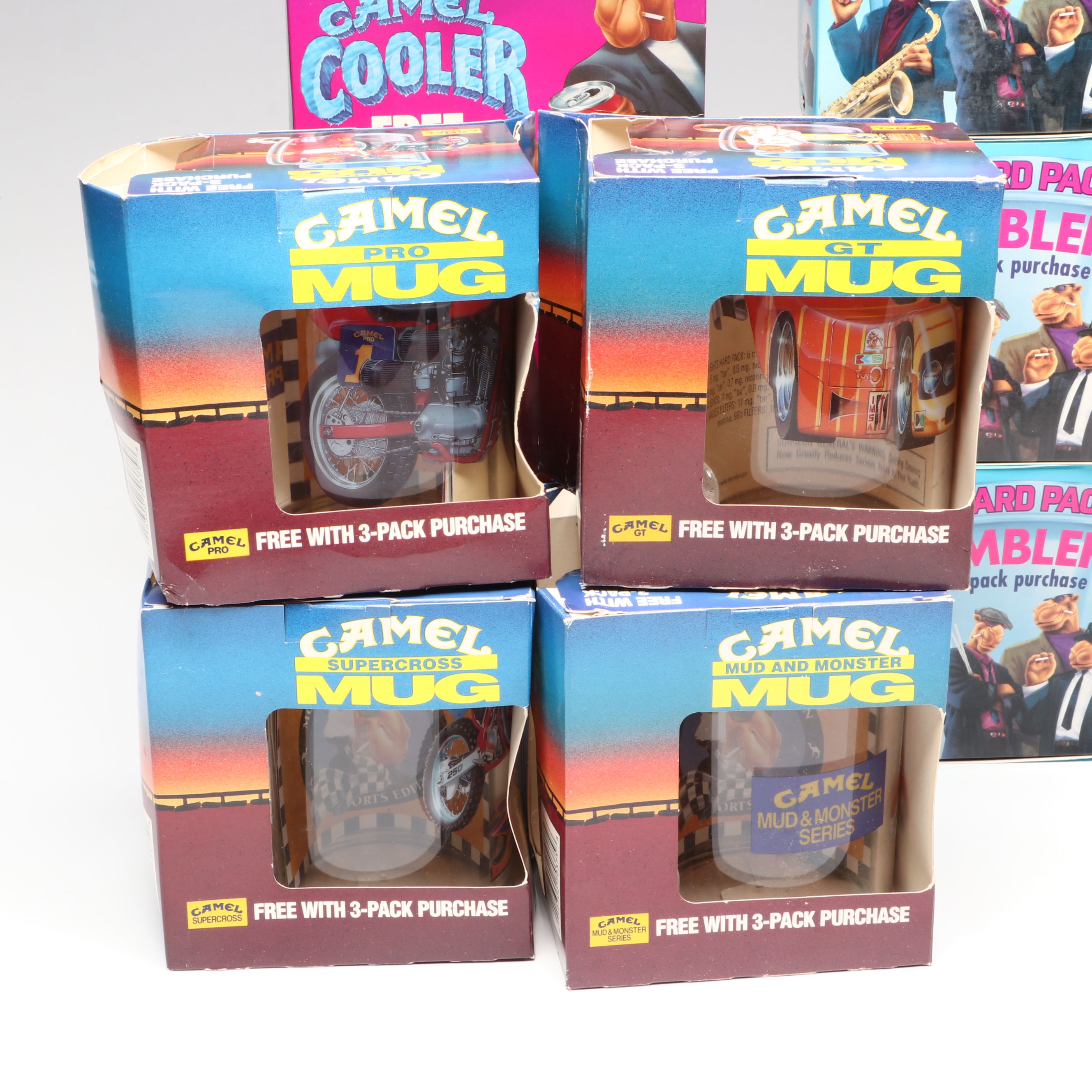 Camel Mugs, Tumblers, Lighters and More Vintage Advertising Memorabilia