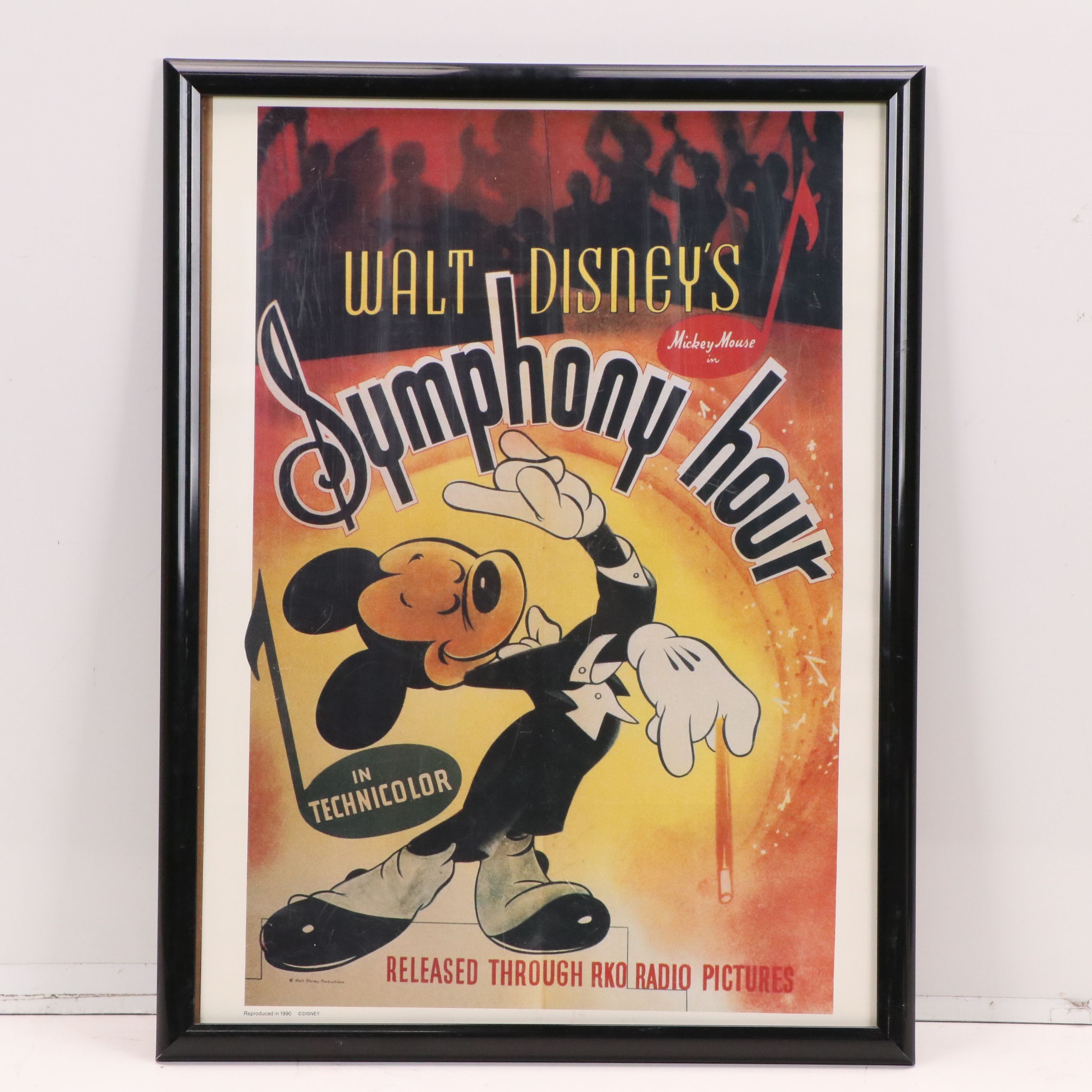 Offset Lithograph "Walt Disney's Symphony Hour in Technicolor," 1990