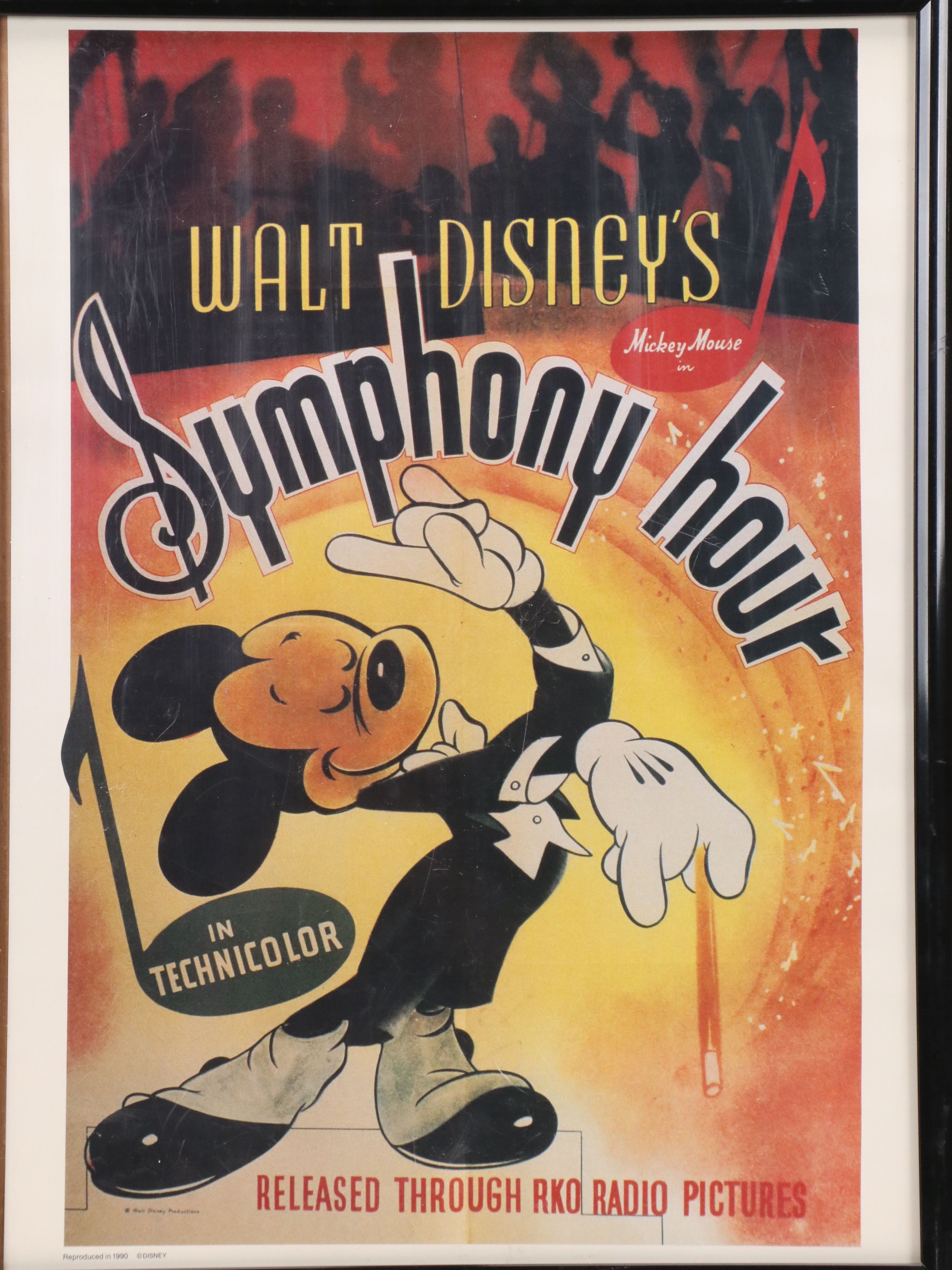 Offset Lithograph "Walt Disney's Symphony Hour in Technicolor," 1990