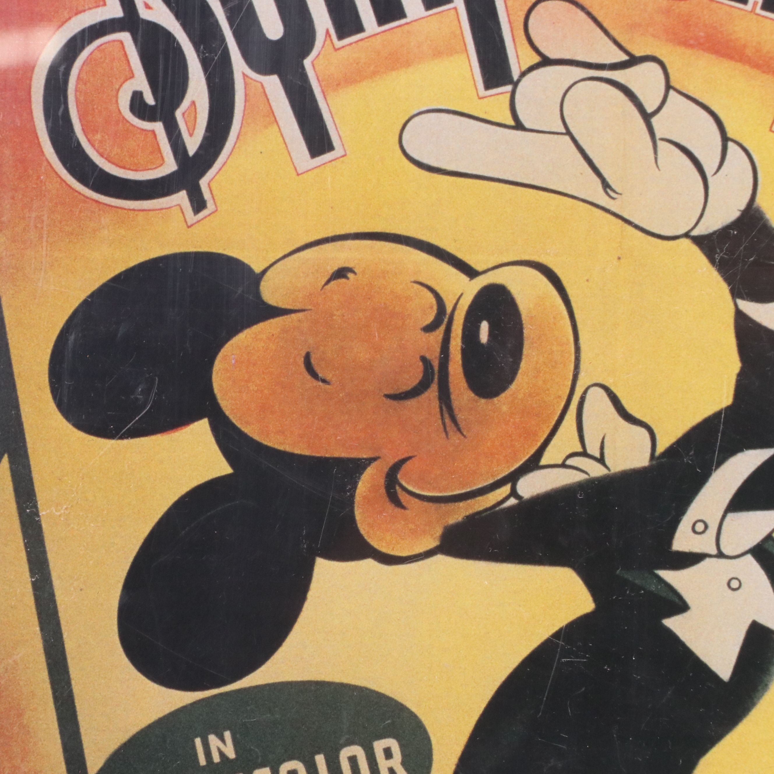 Offset Lithograph "Walt Disney's Symphony Hour in Technicolor," 1990