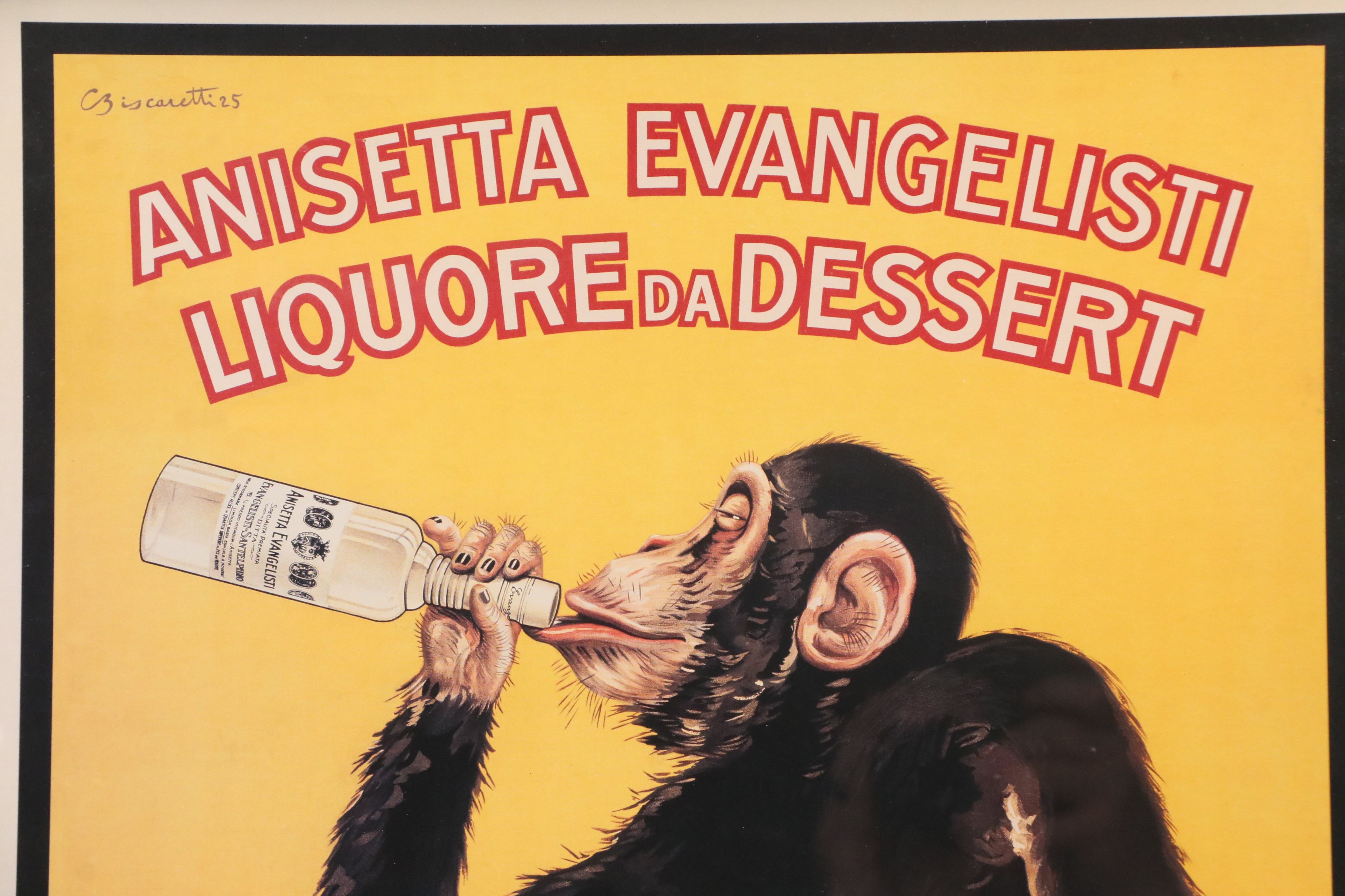 C. Biscaretti di Ruffia Offset "Anisetta Evangelisti Liquore da Dessert," 1999