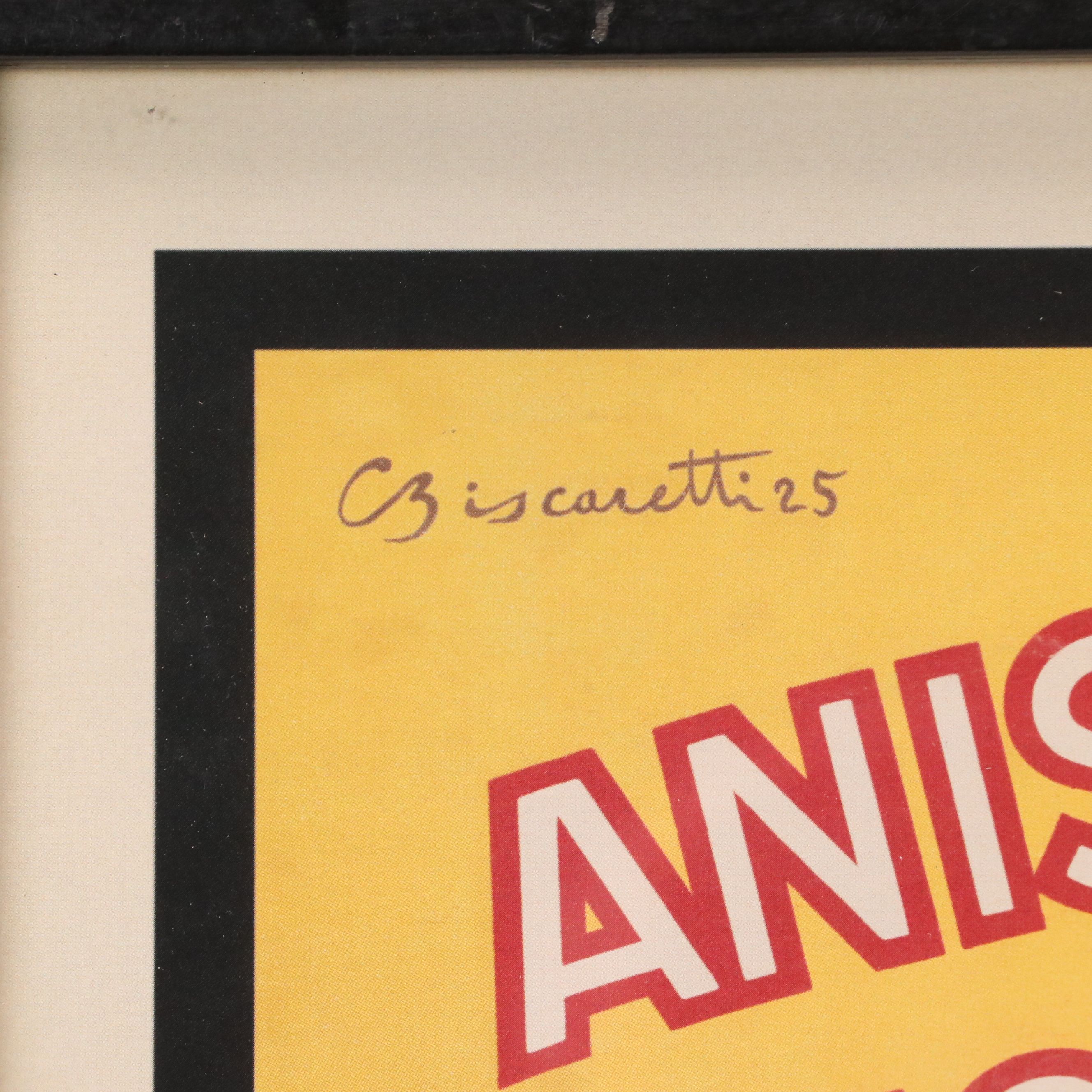 C. Biscaretti di Ruffia Offset "Anisetta Evangelisti Liquore da Dessert," 1999