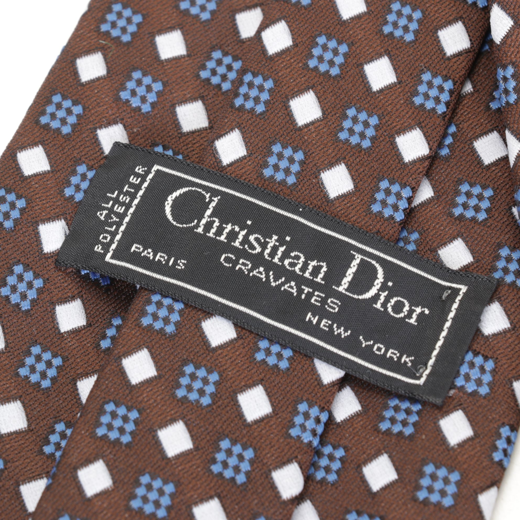Christian Dior Silk Patterned Neck Ties