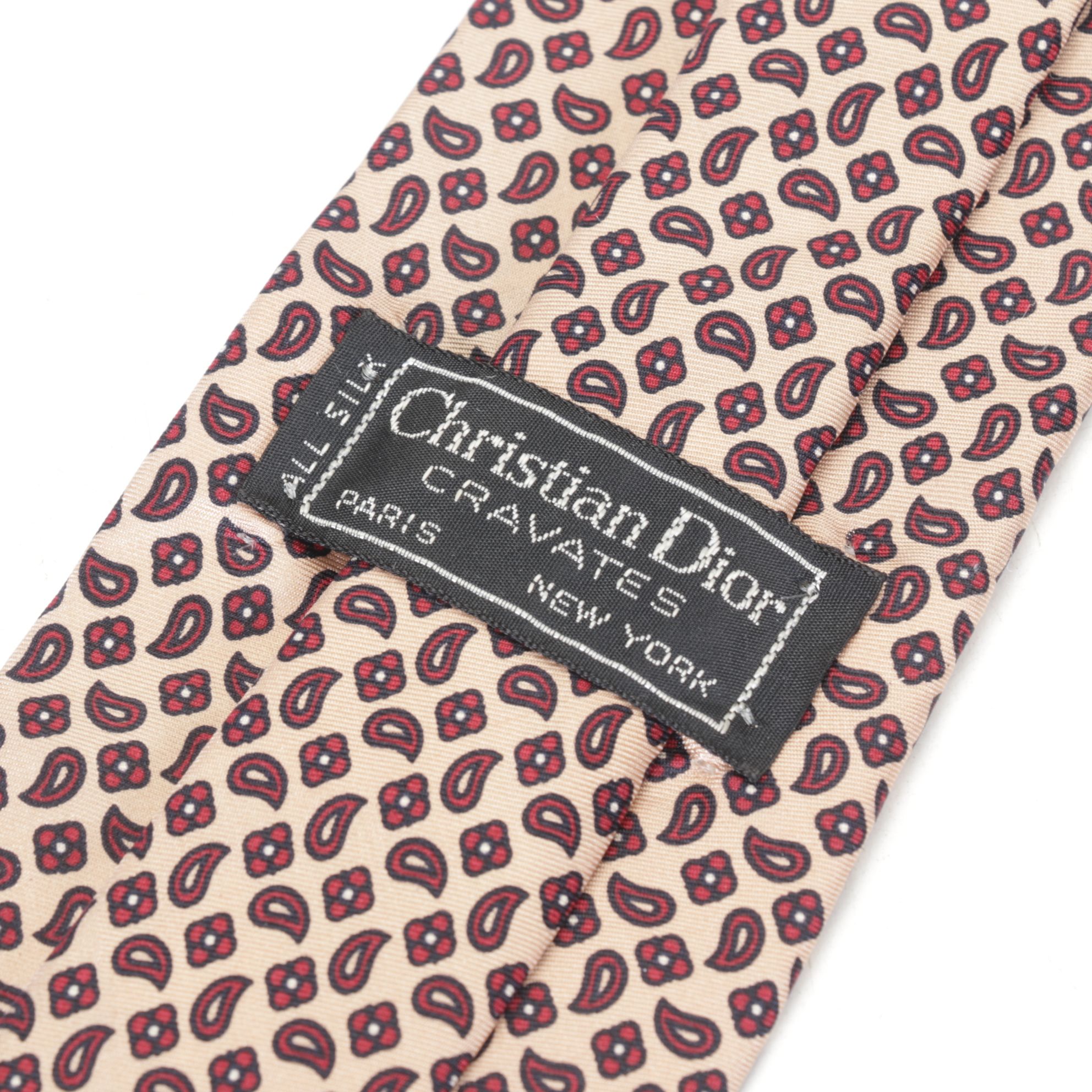 Christian Dior Silk Patterned Neck Ties