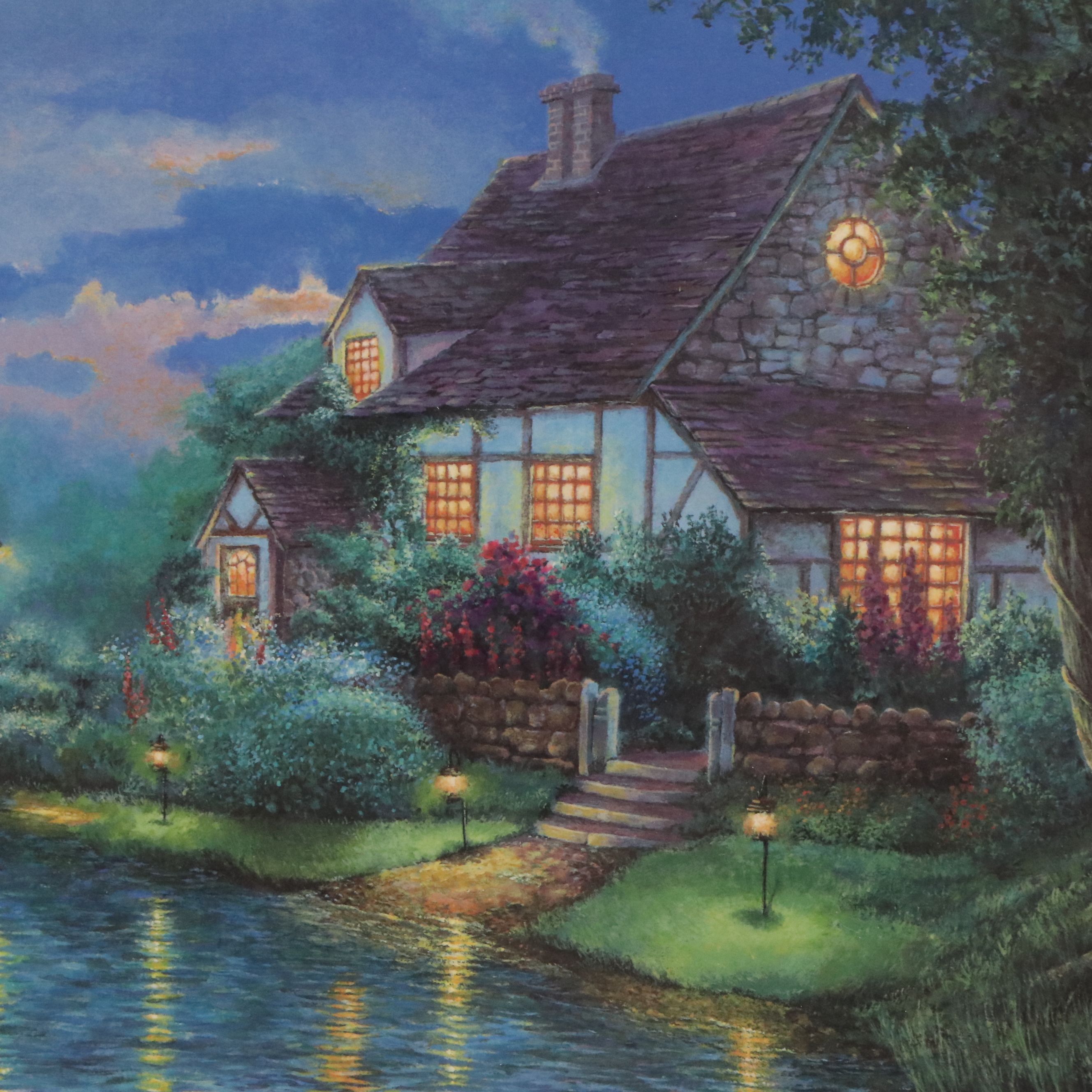 Andrew Warden Gicleé "Dusk," Late 20th to 21st Century