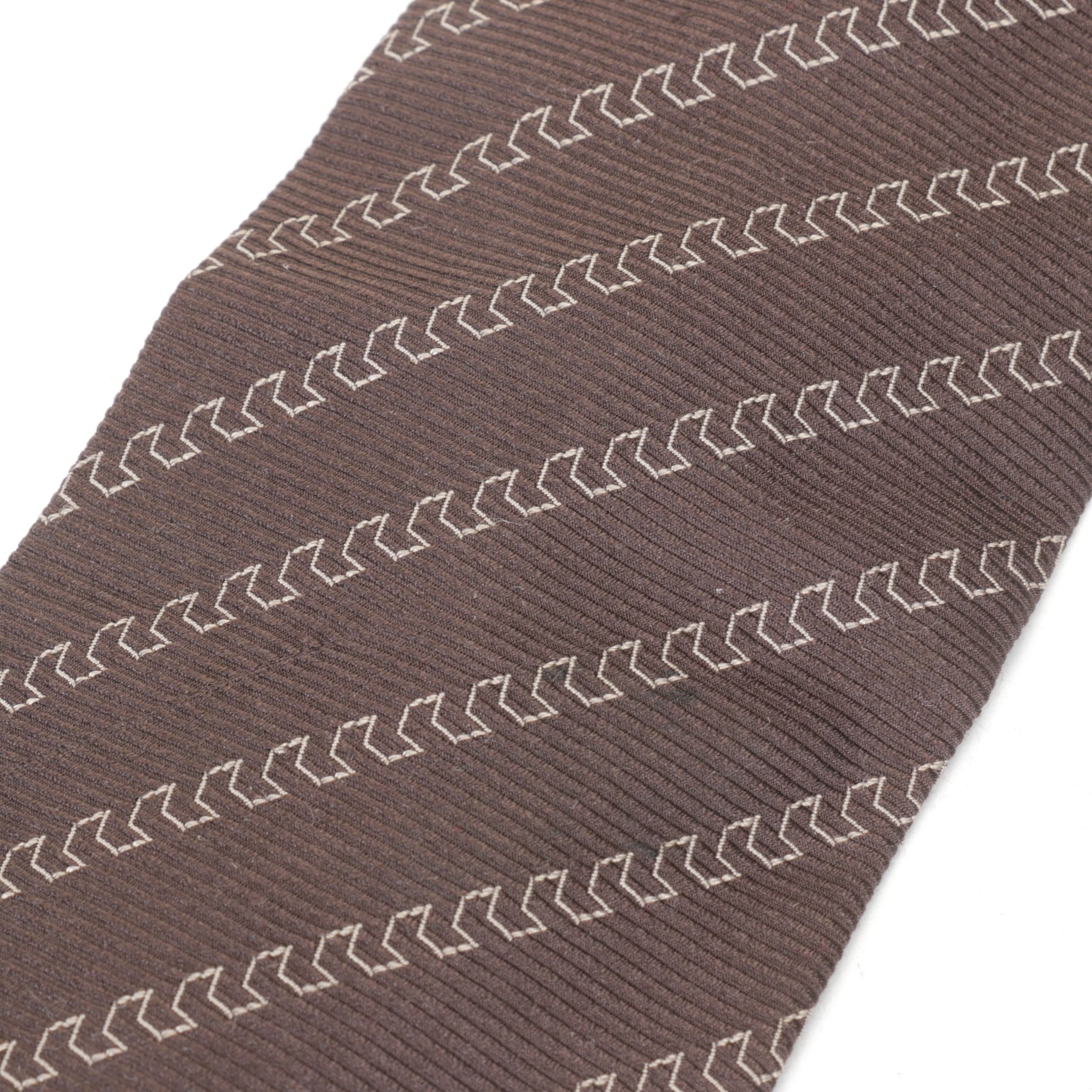 Giorgio Armani Cravatte Patterned Silk Neckties