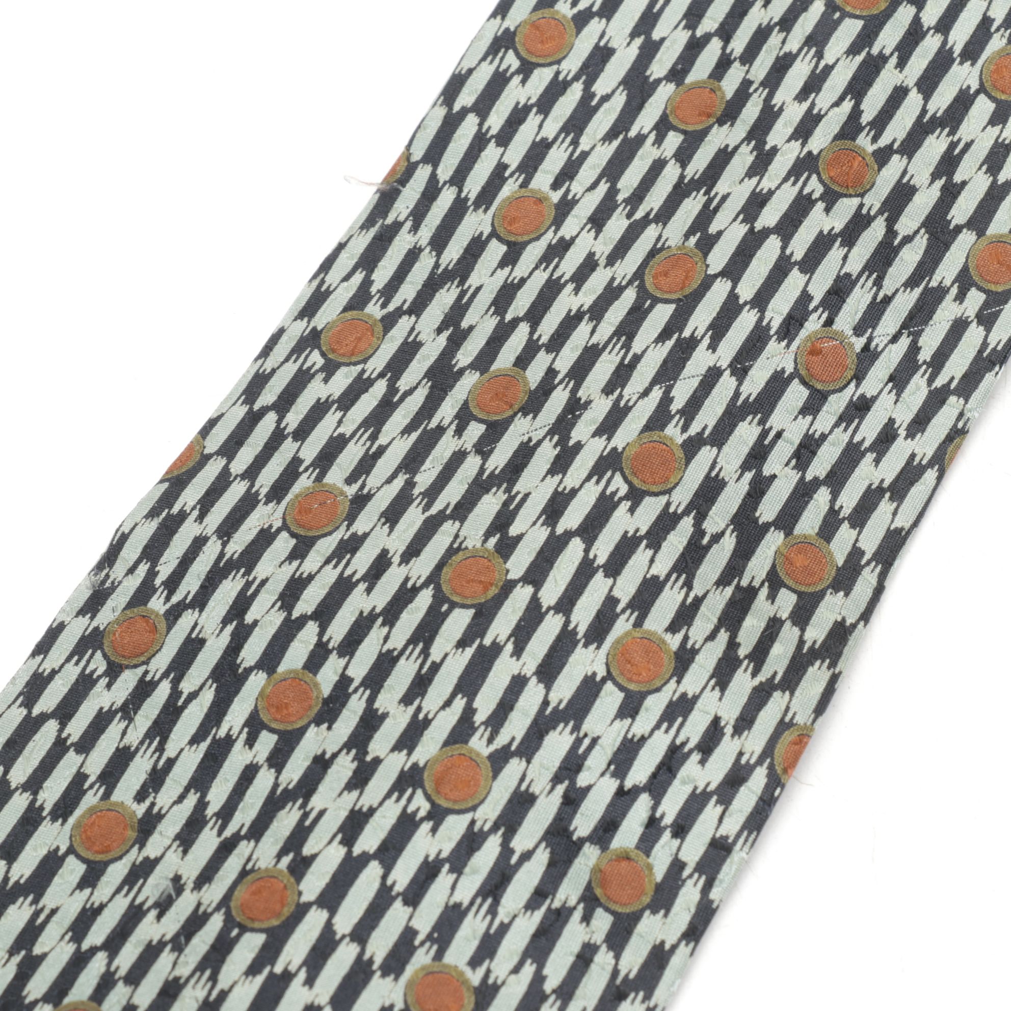 Giorgio Armani Cravatte Patterned Silk Neckties
