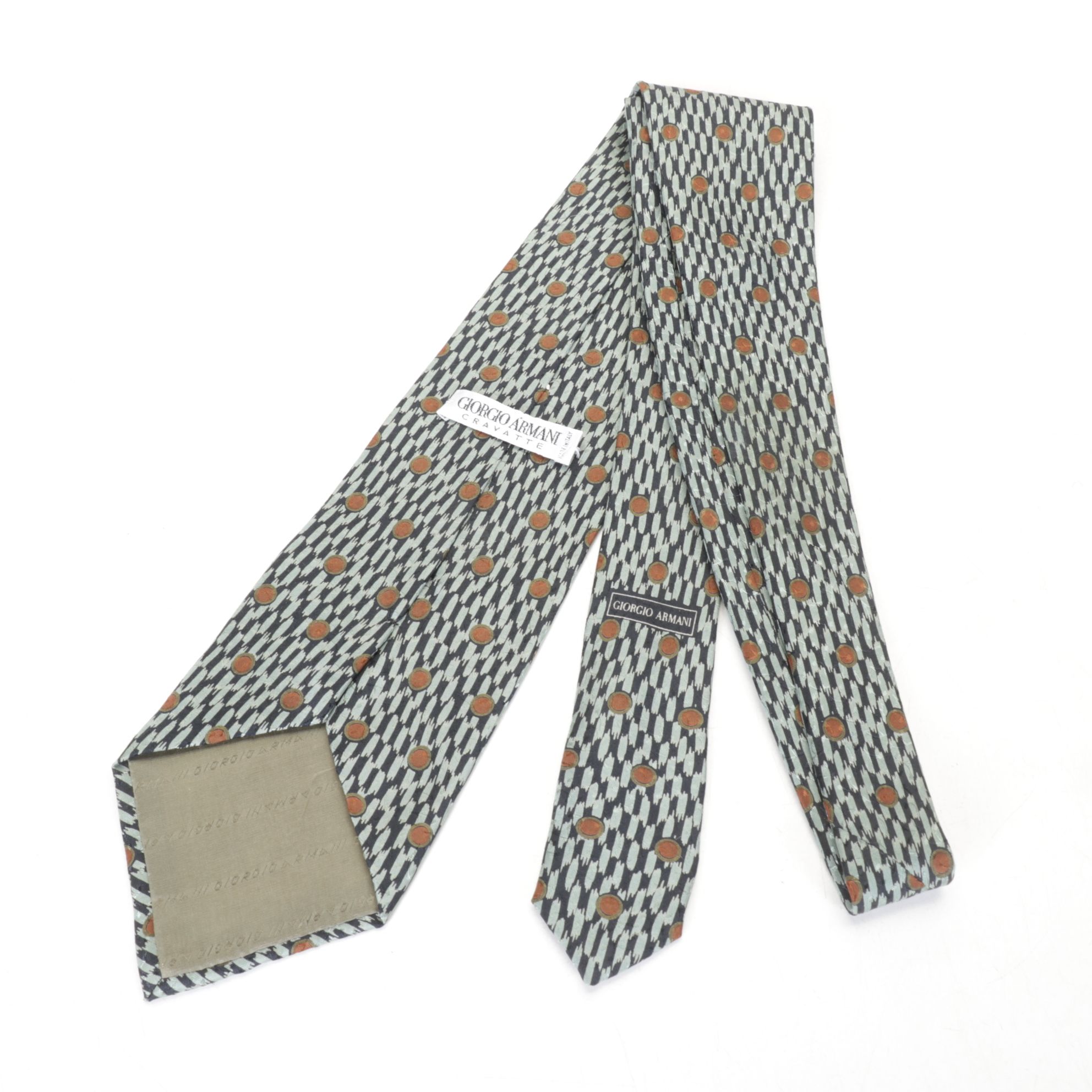 Giorgio Armani Cravatte Patterned Silk Neckties