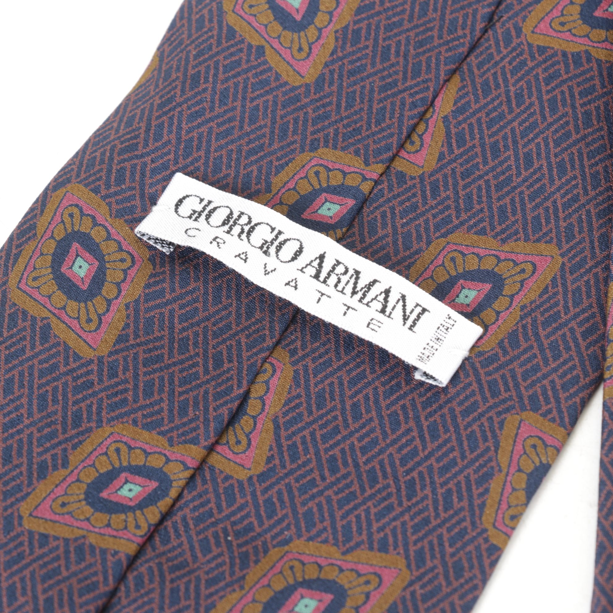 Giorgio Armani Cravatte Patterned Silk Neckties