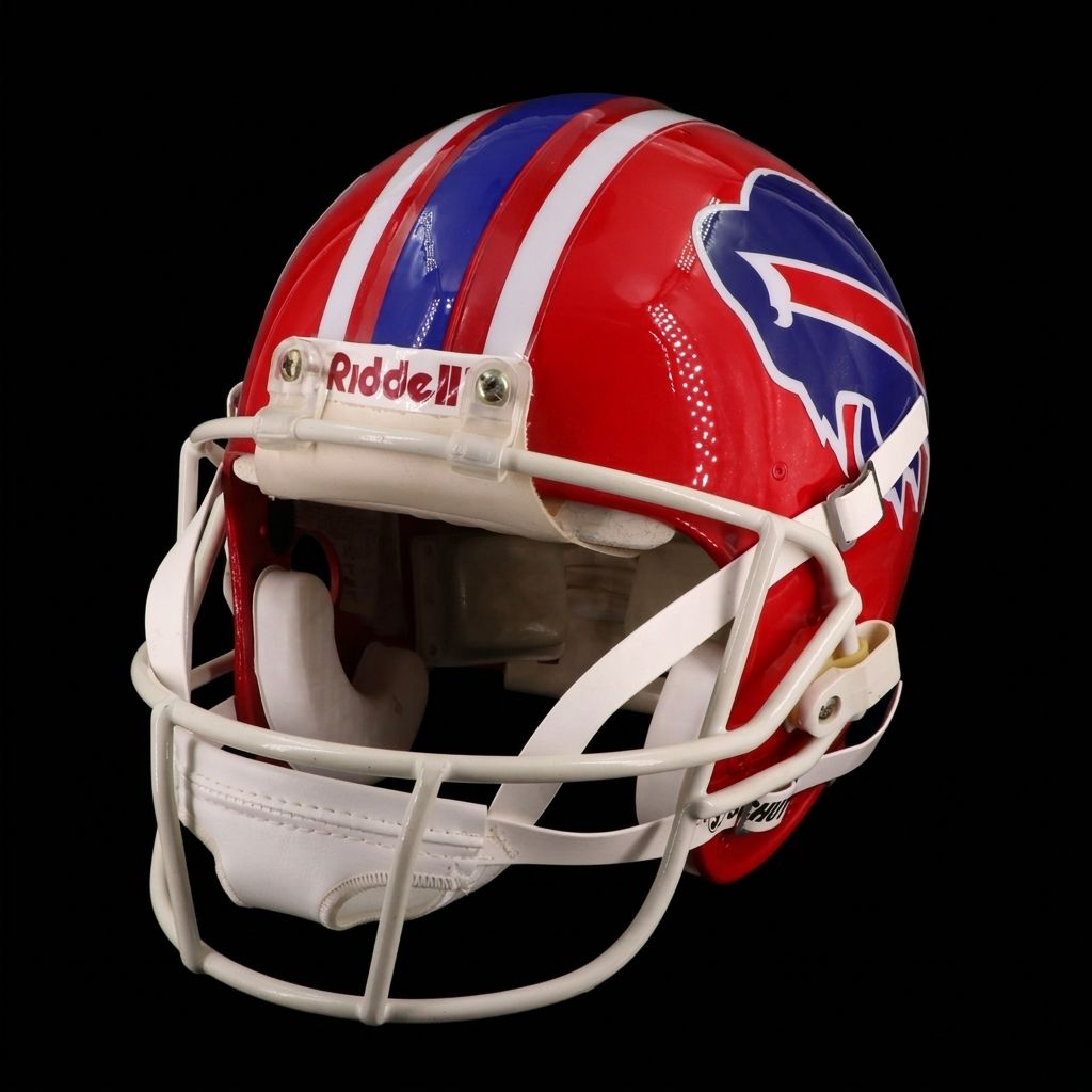 Buffalo Bills Full Size Riddell Football Helmet