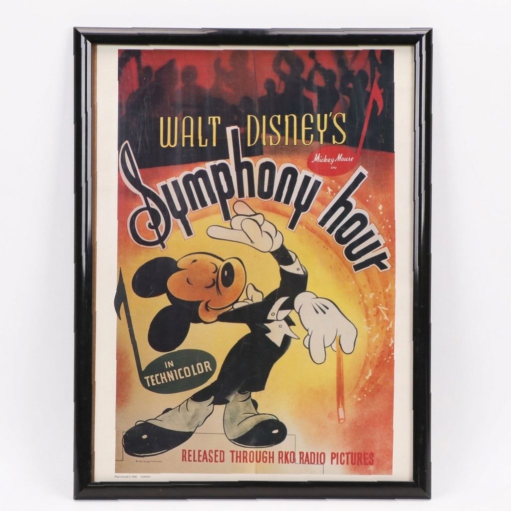 Offset Lithograph "Walt Disney's Symphony Hour in Technicolor," 1990