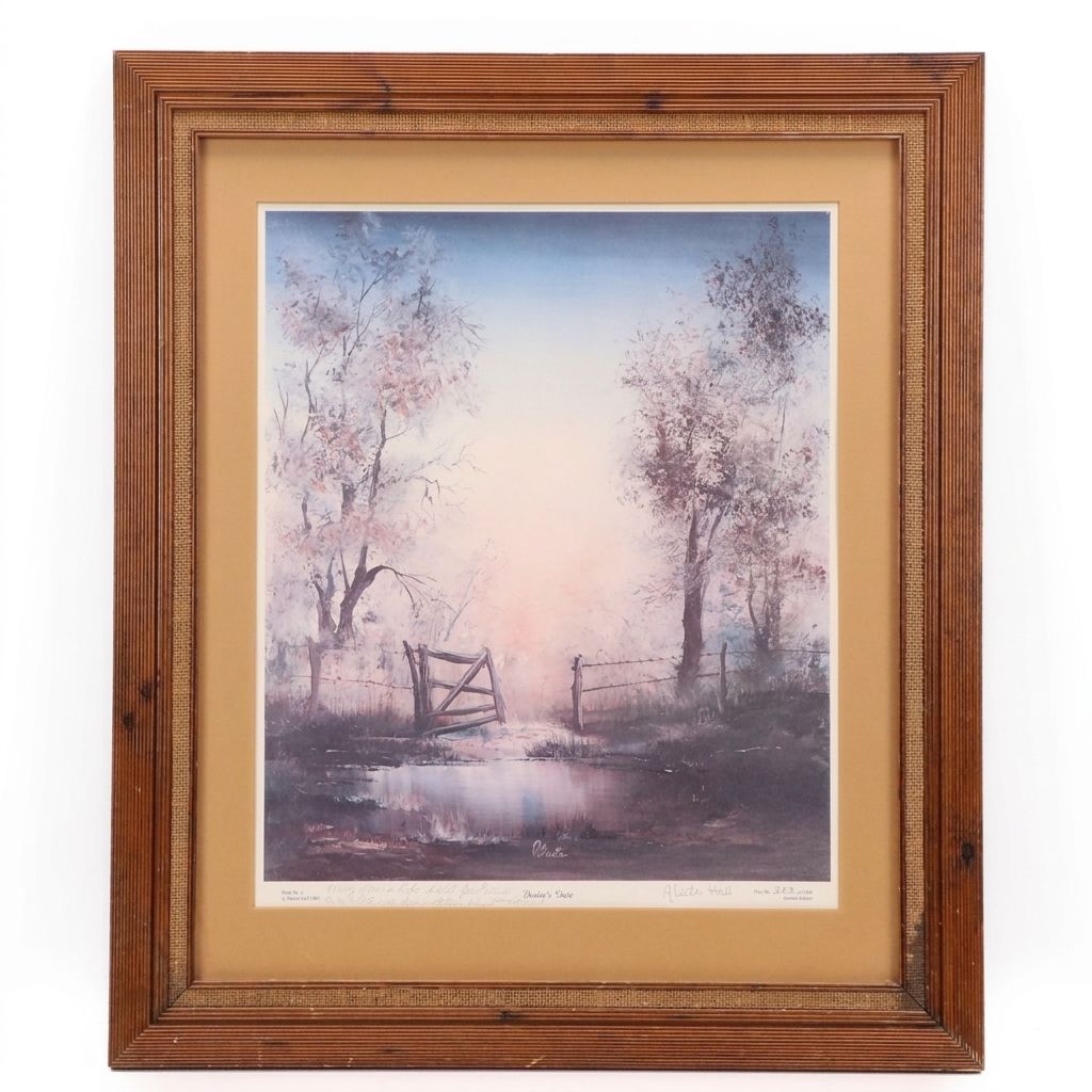 Aleeta Hall Offset Lithograph "Dodie's Gate," 1981