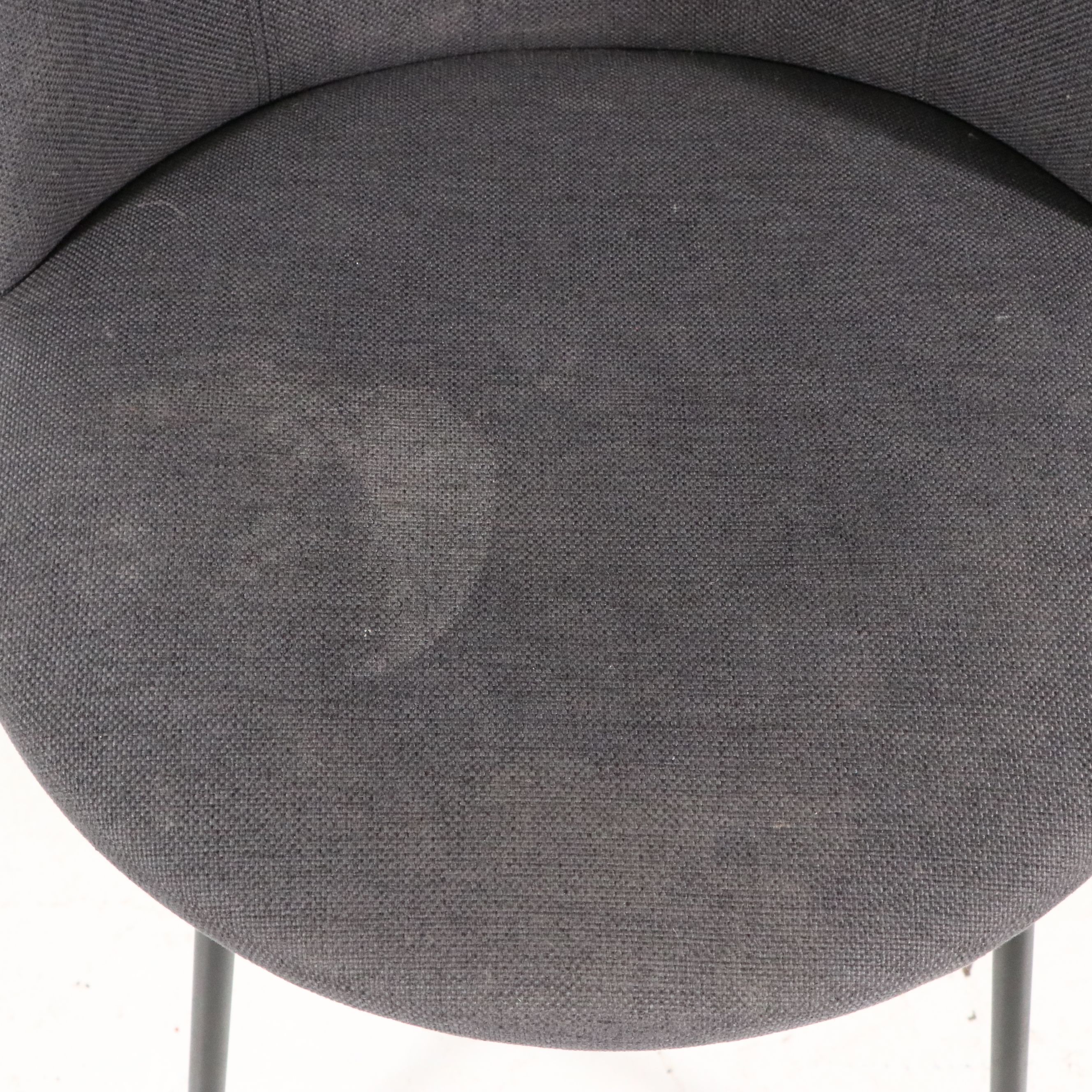 Set of Six Article "Svelti" Modern Upholstered Dining Chairs