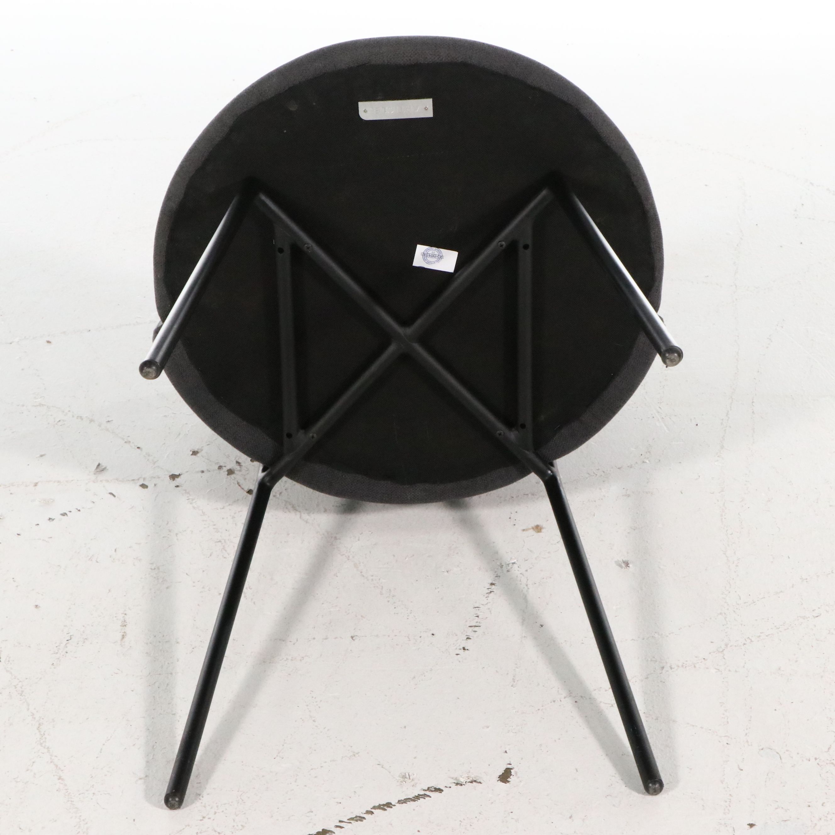 Set of Six Article "Svelti" Modern Upholstered Dining Chairs