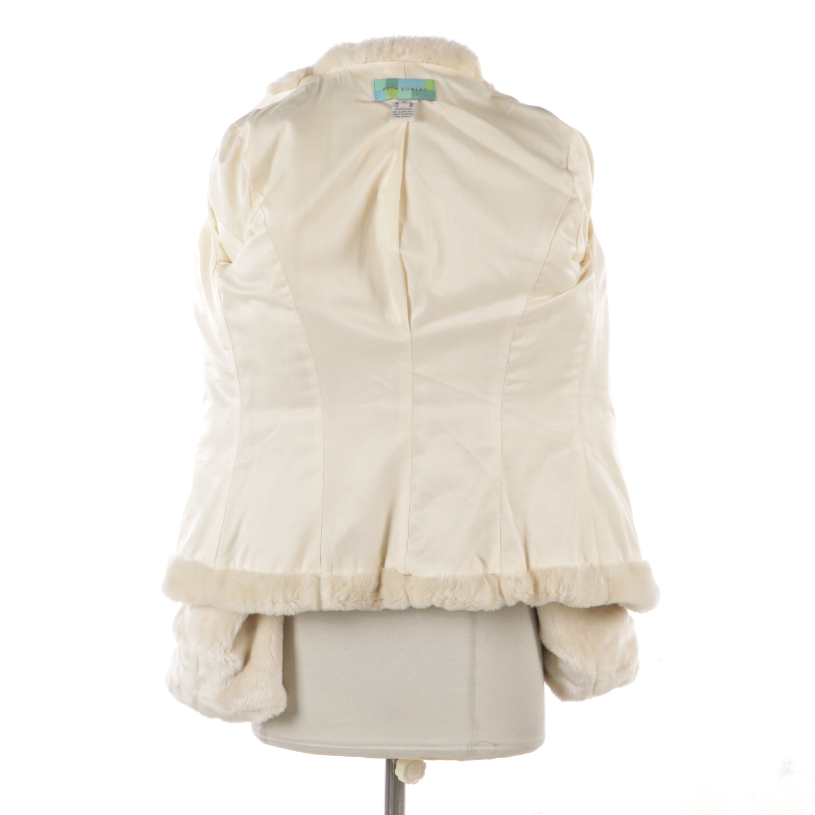 Beth Bowley for Anthropologie Faux Fur Jacket