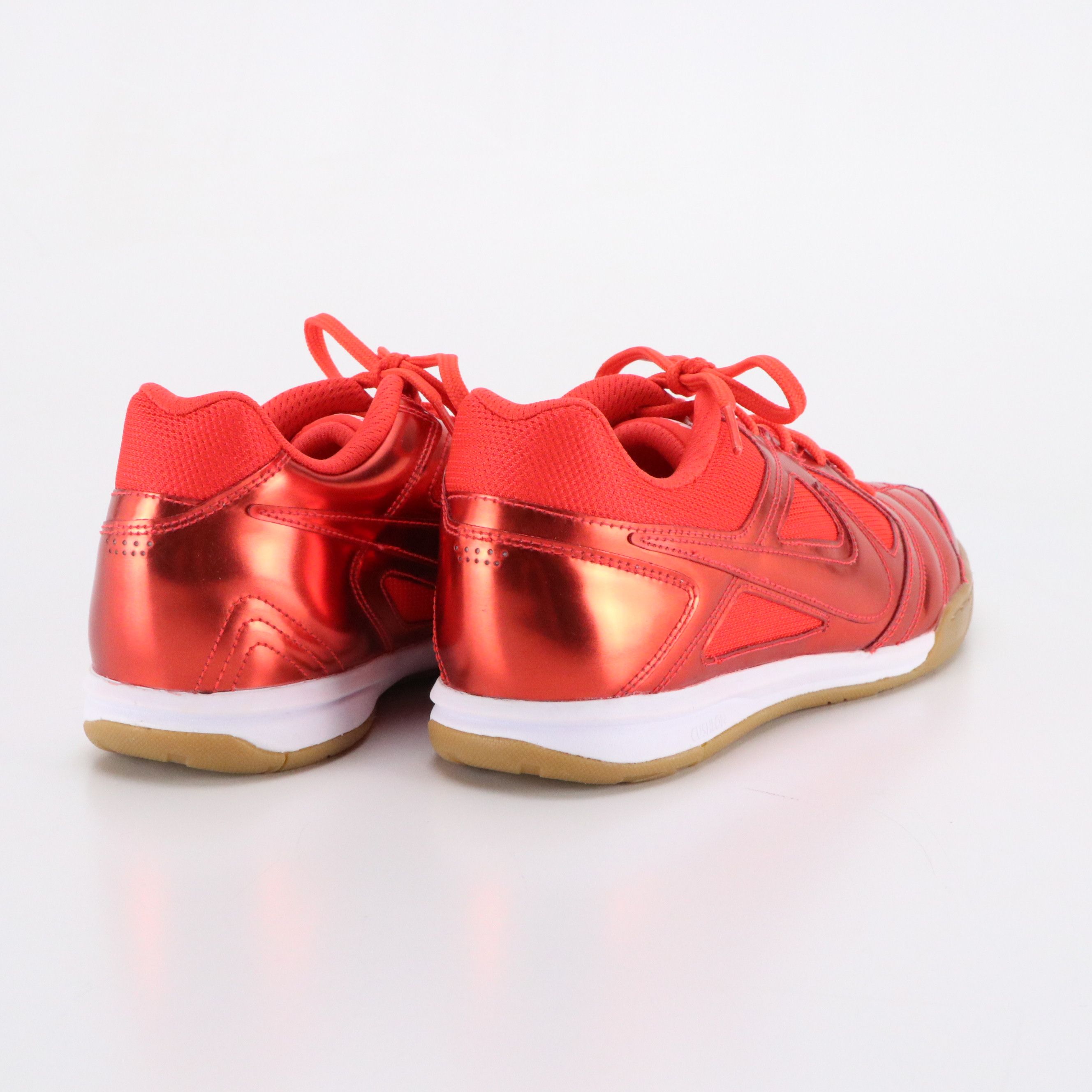 Nike Gato LV8 Sneakers in Light Crimson Shiny Leather and Nylon Mesh, With Box