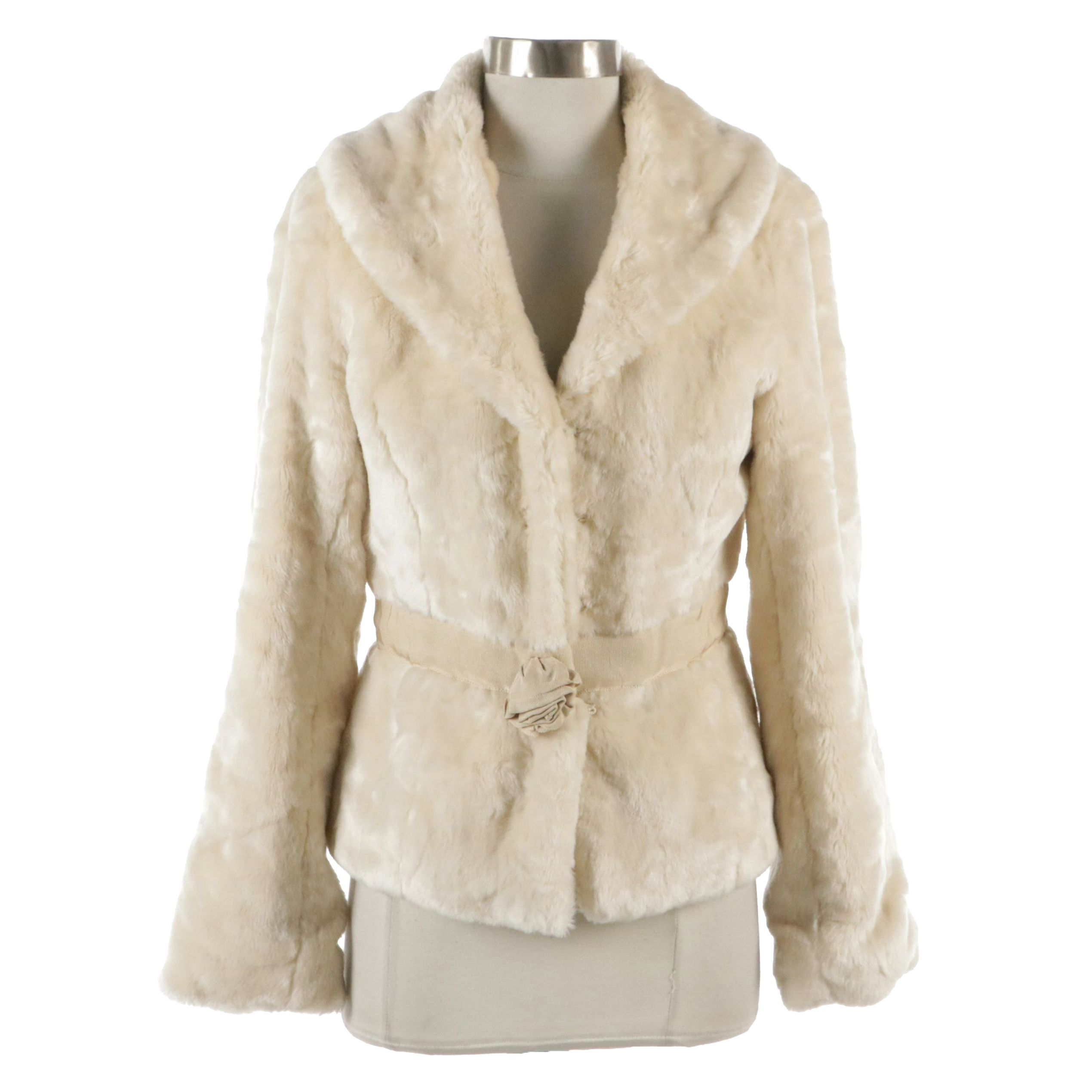 Beth Bowley for Anthropologie Faux Fur Jacket
