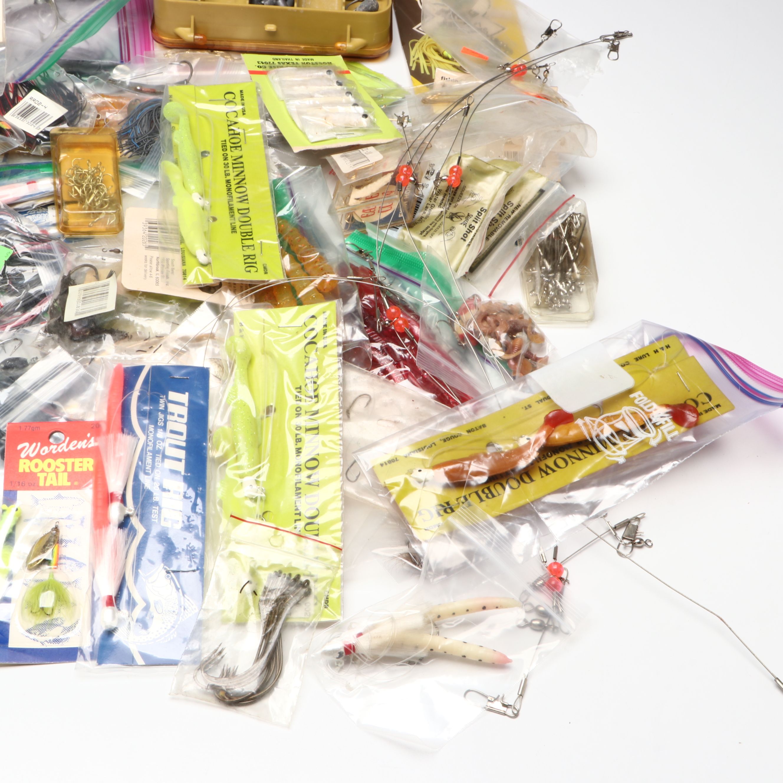 Plano Mini-Magnum Pocket Pak and More Vintage Fishing Lures, Hooks and Bobbers