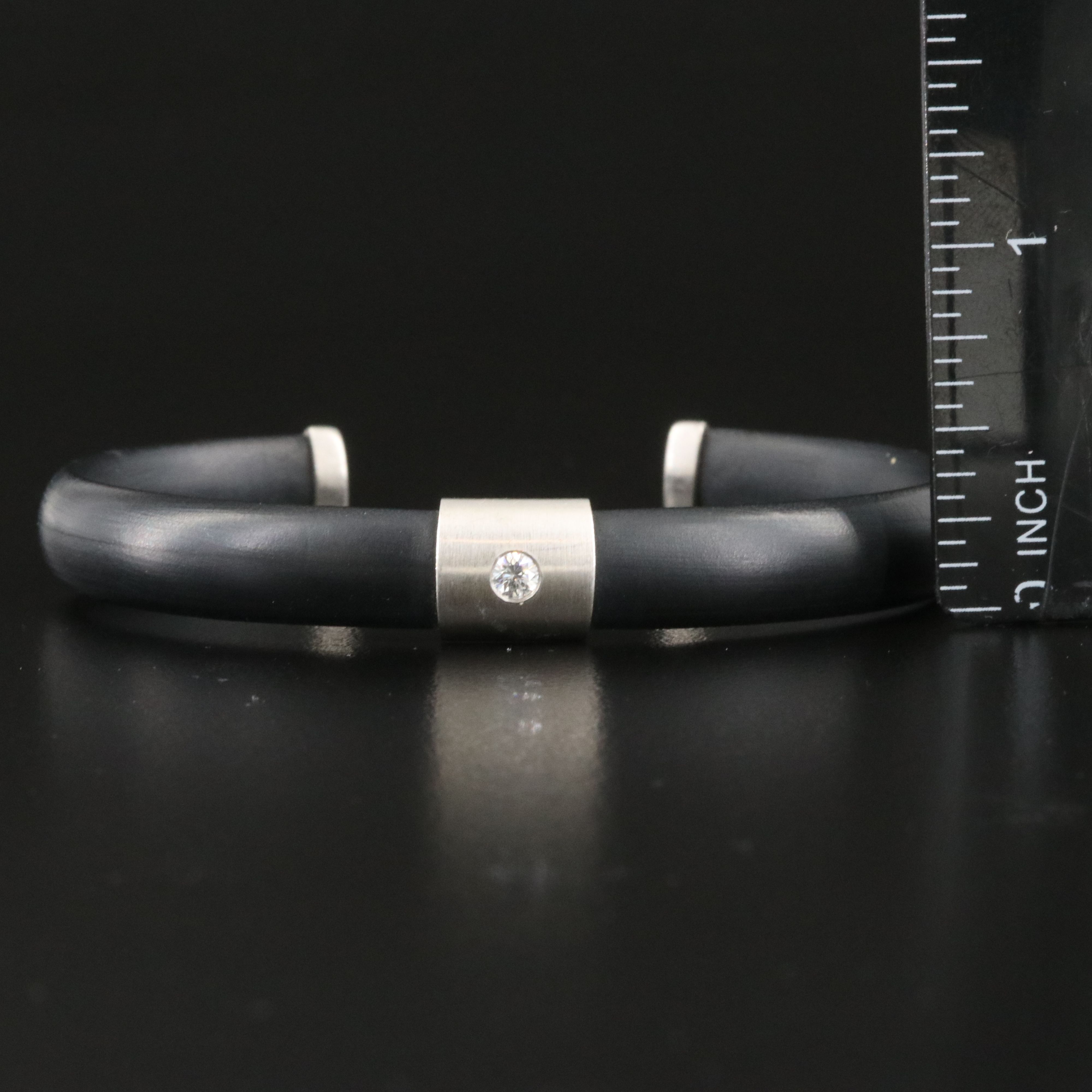 Georg Bunz 0.16 CT Diamond Bracelet with Platinum Details