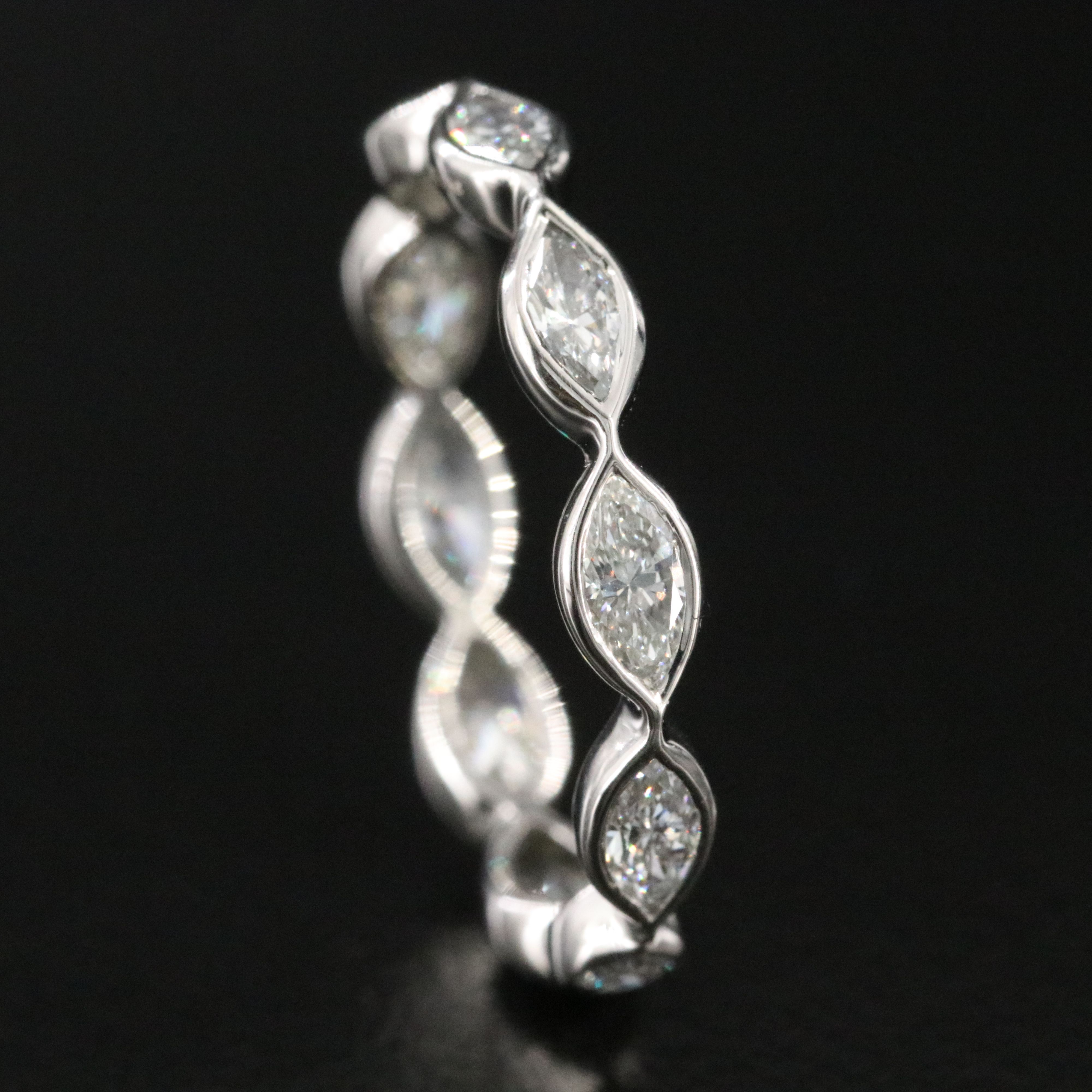 Platinum 1.36 CTW Diamond Eternity Band