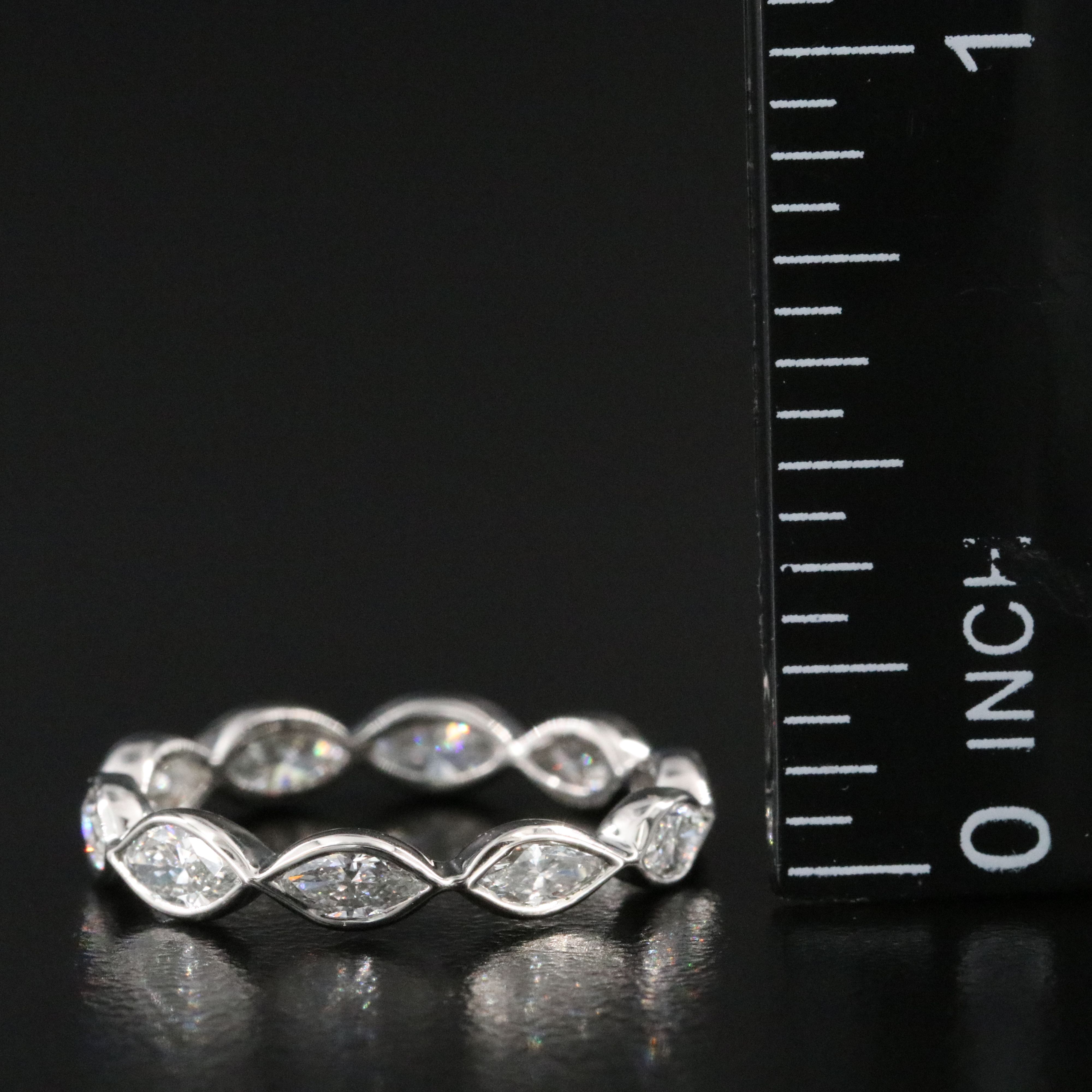 Platinum 1.36 CTW Diamond Eternity Band