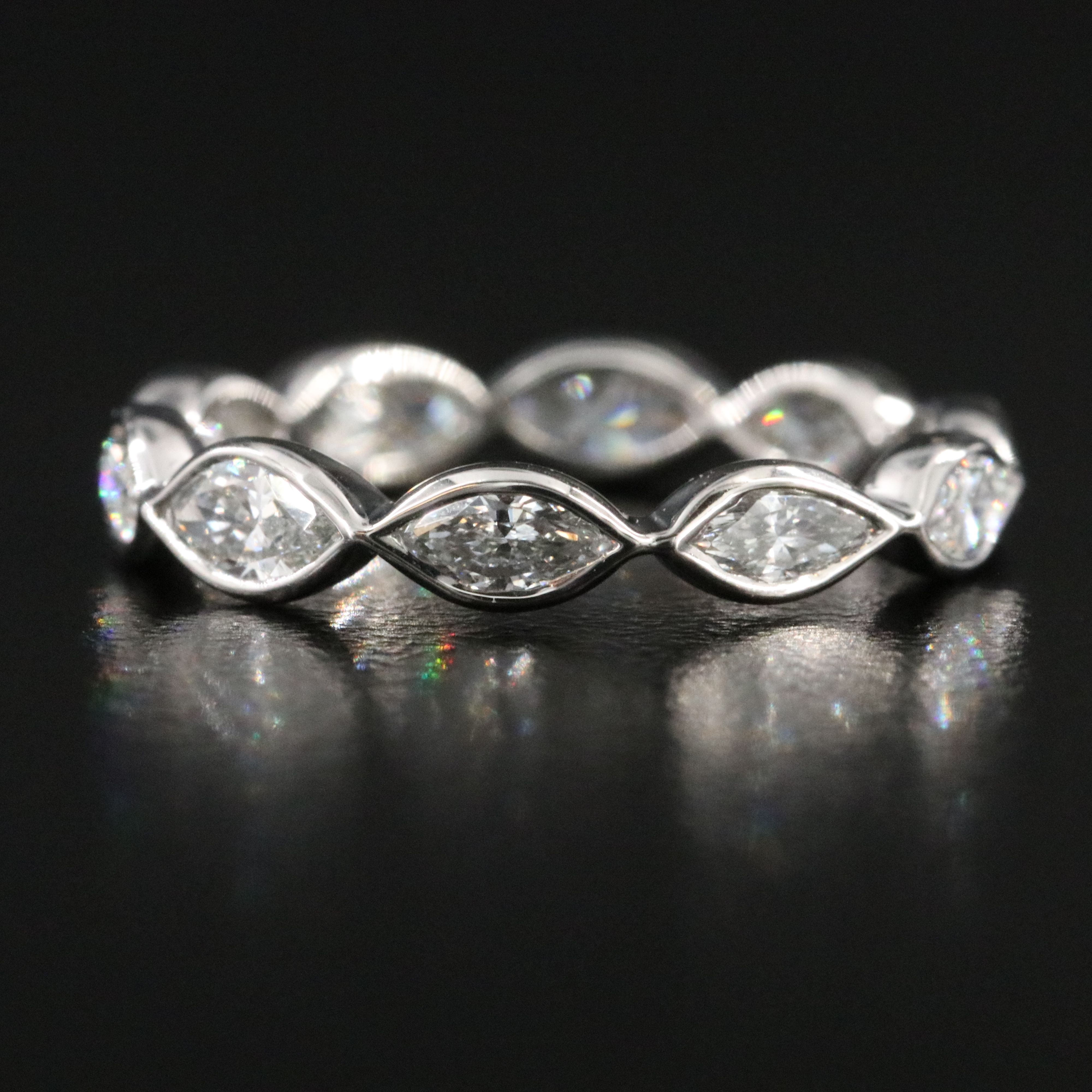 Platinum 1.36 CTW Diamond Eternity Band