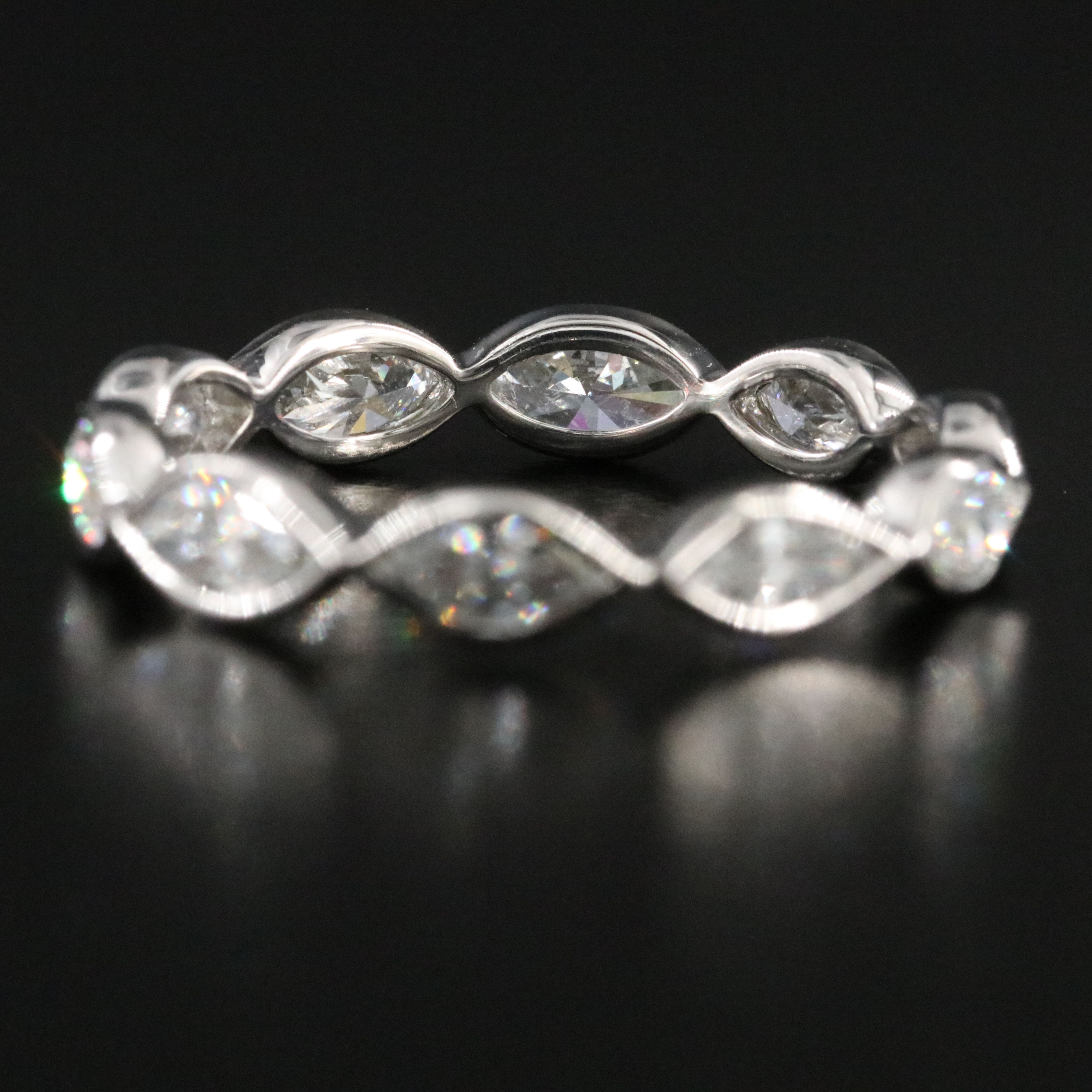 Platinum 1.36 CTW Diamond Eternity Band