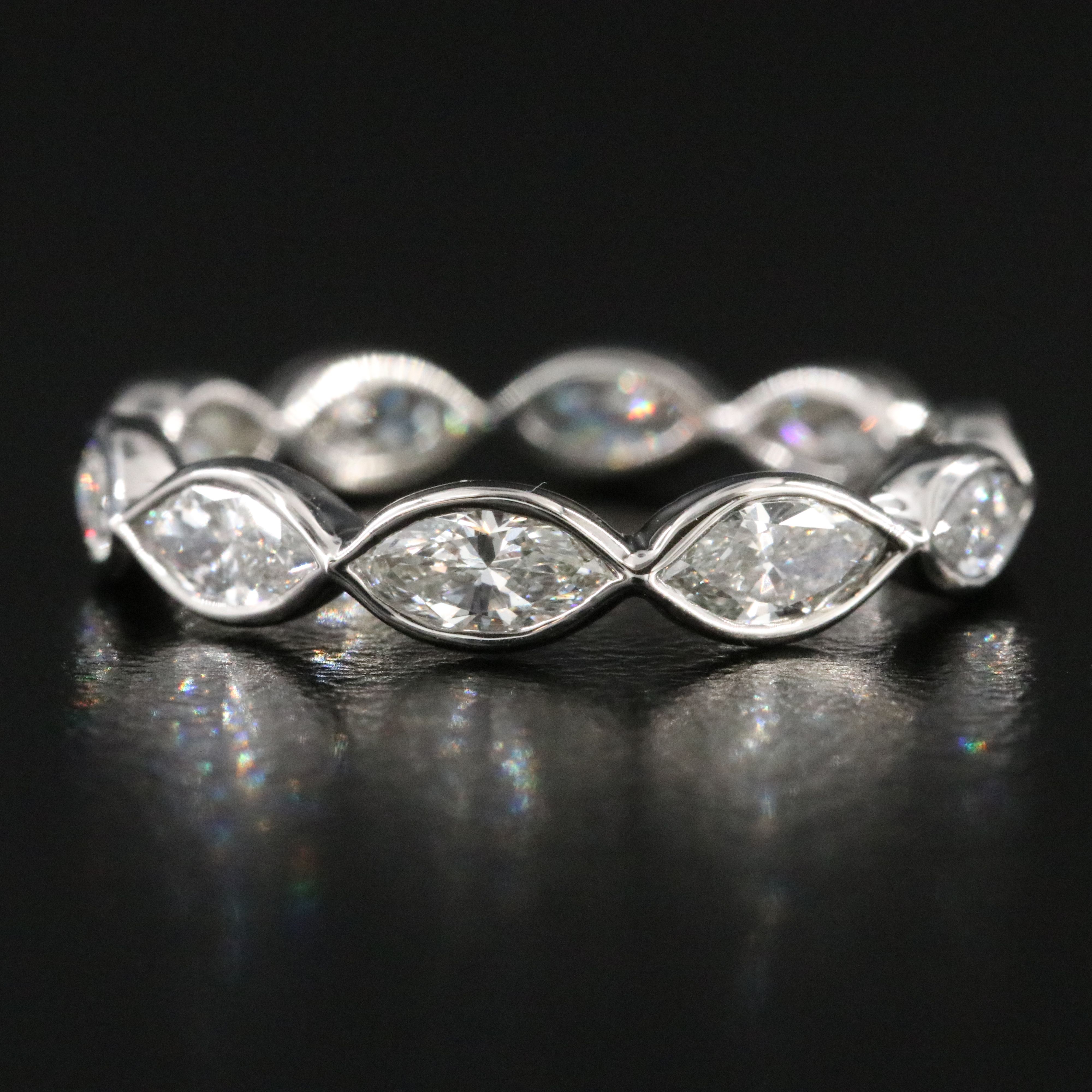 Platinum 1.36 CTW Diamond Eternity Band