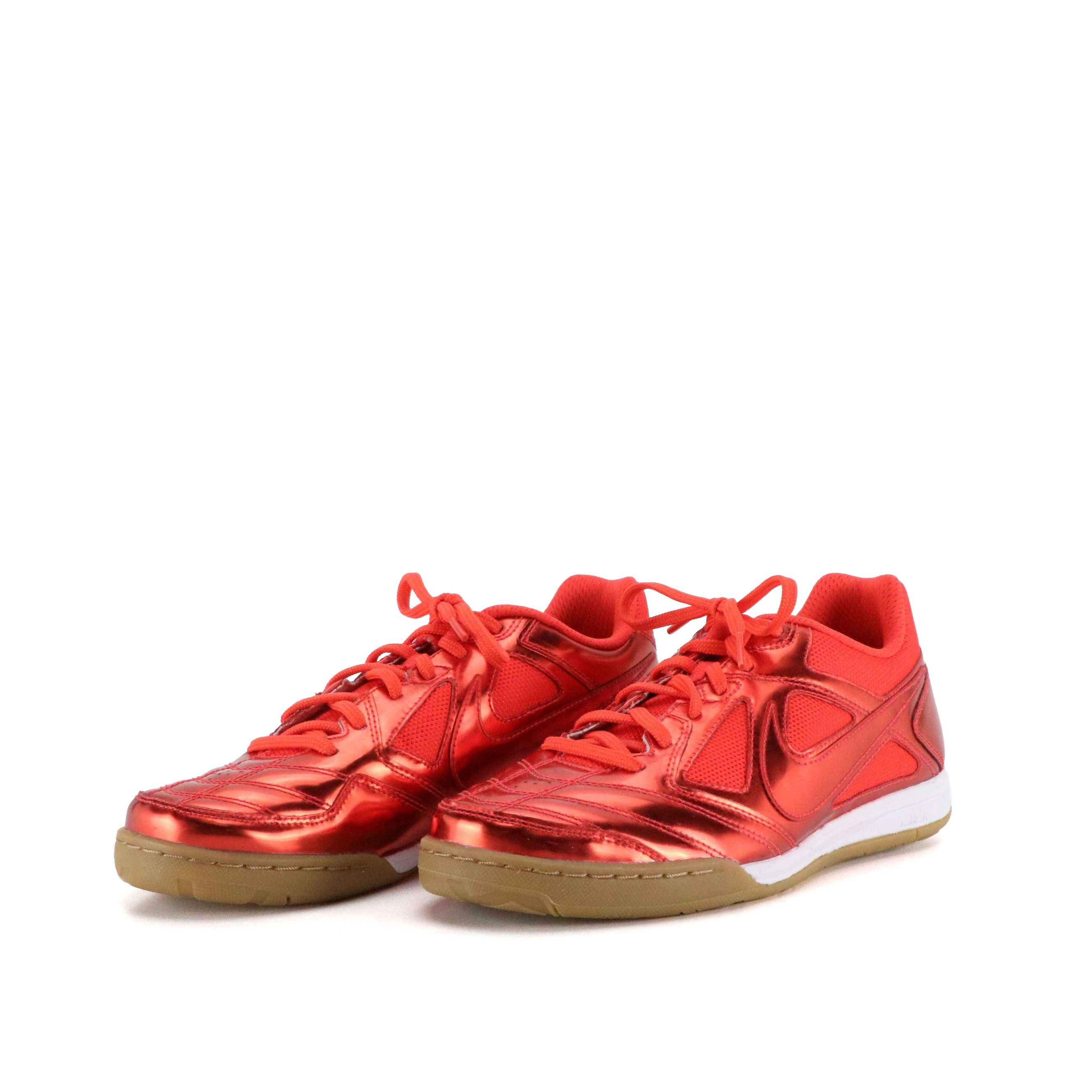 Nike Gato LV8 Sneakers in Light Crimson Shiny Leather and Nylon Mesh, With Box