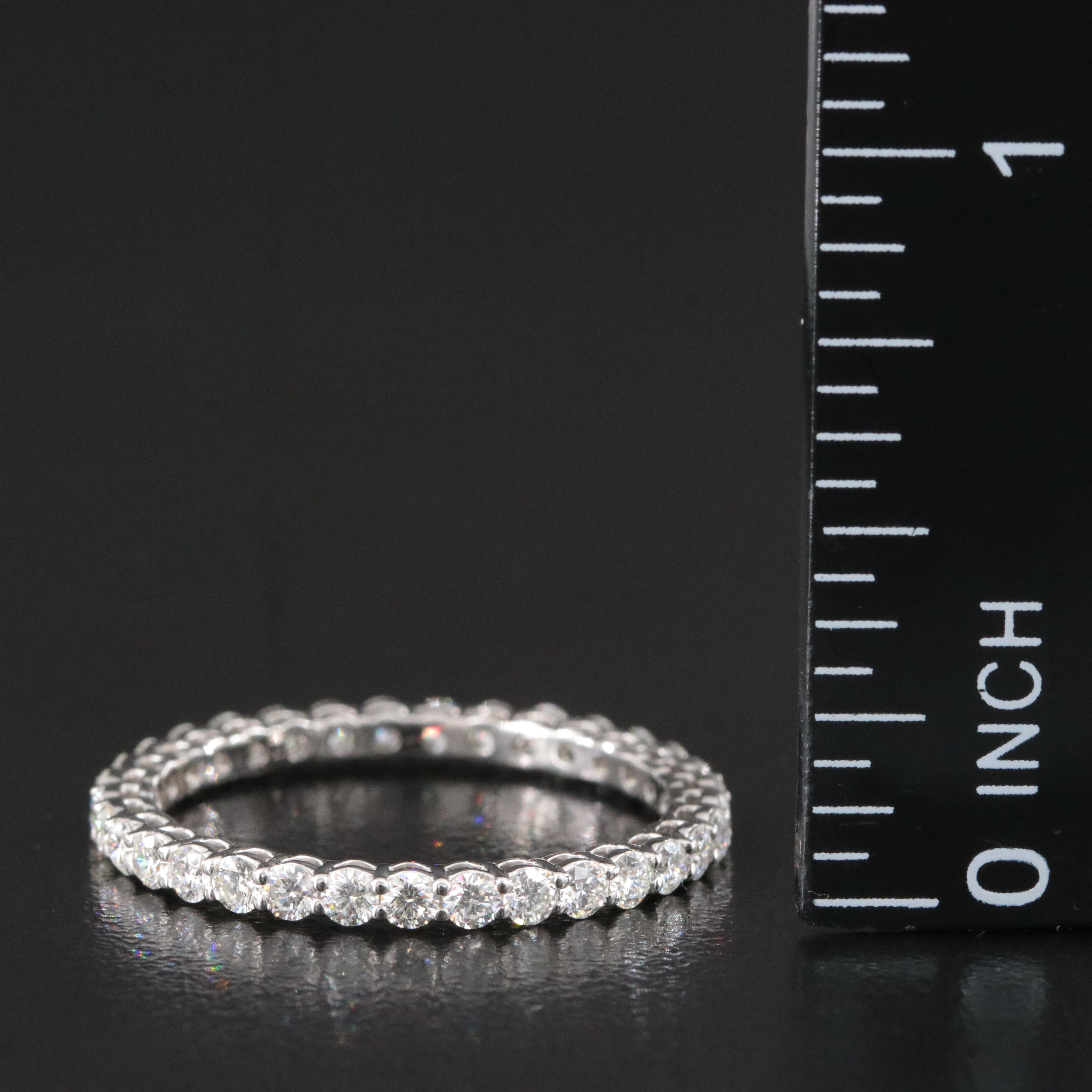 Platinum 0.98 CTW Diamond Eternity Band