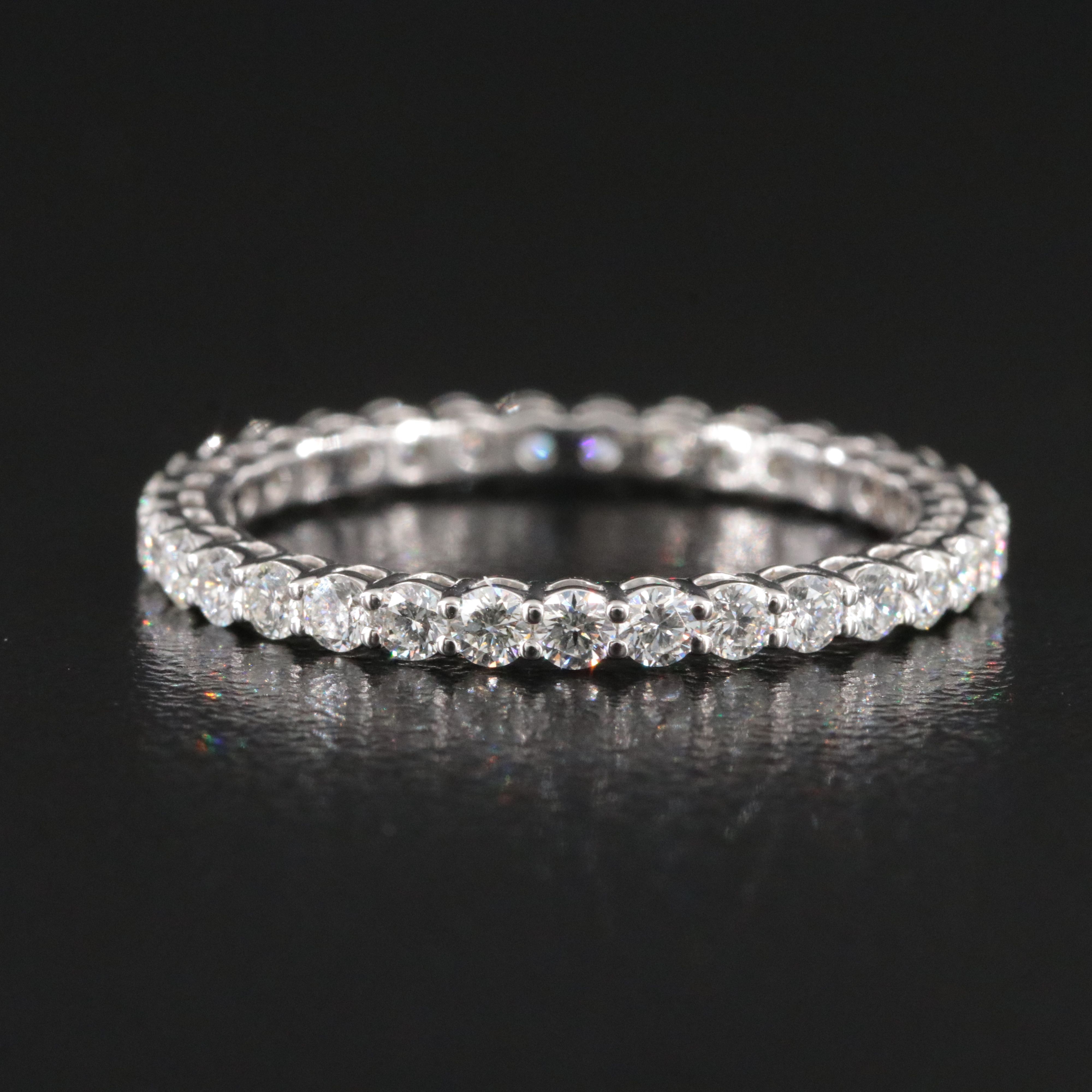 Platinum 0.98 CTW Diamond Eternity Band