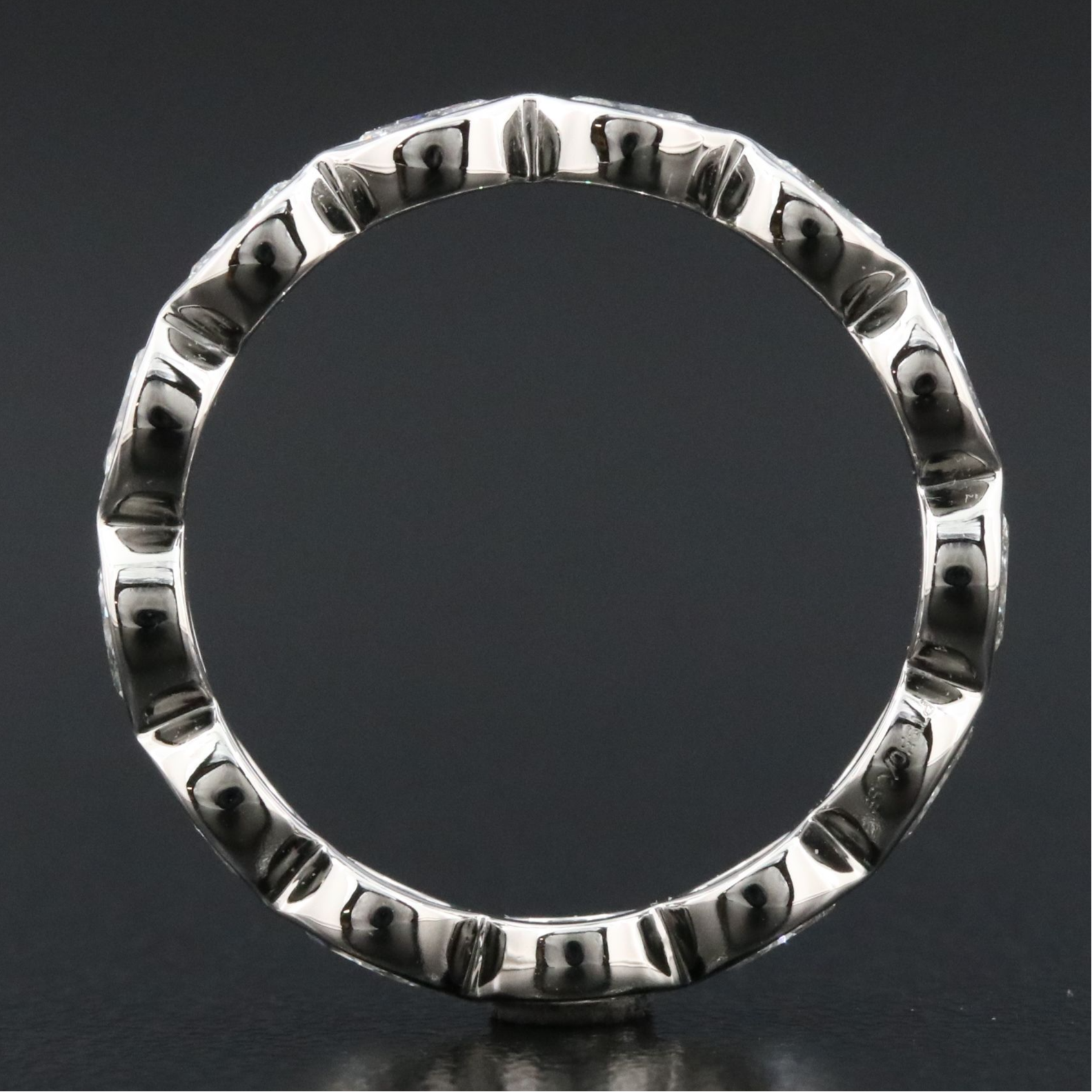 Platinum 0.95 CT Diamond Eternity Band