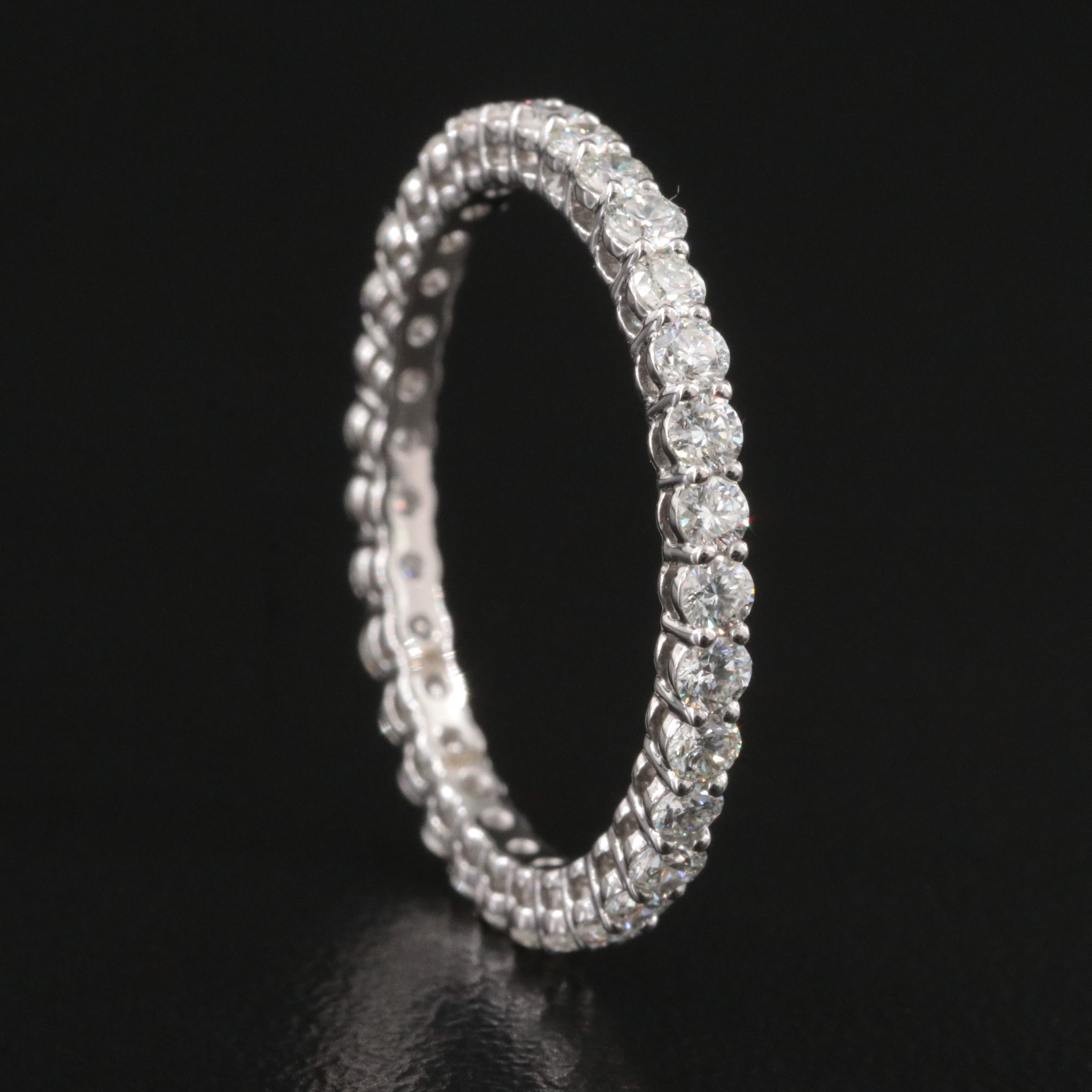 Platinum 1.00 CTW Diamond Eternity Band