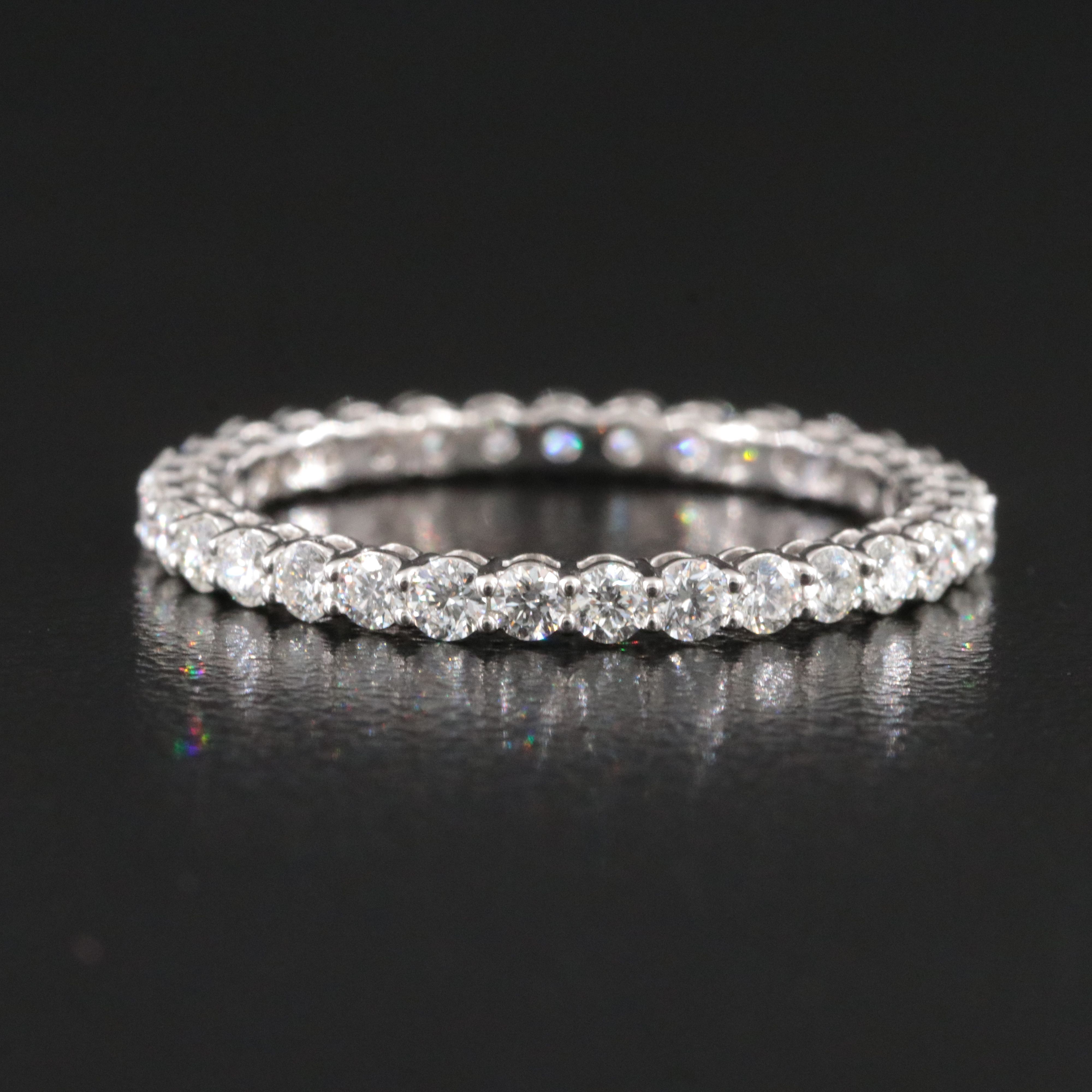 Platinum 1.00 CTW Diamond Eternity Band