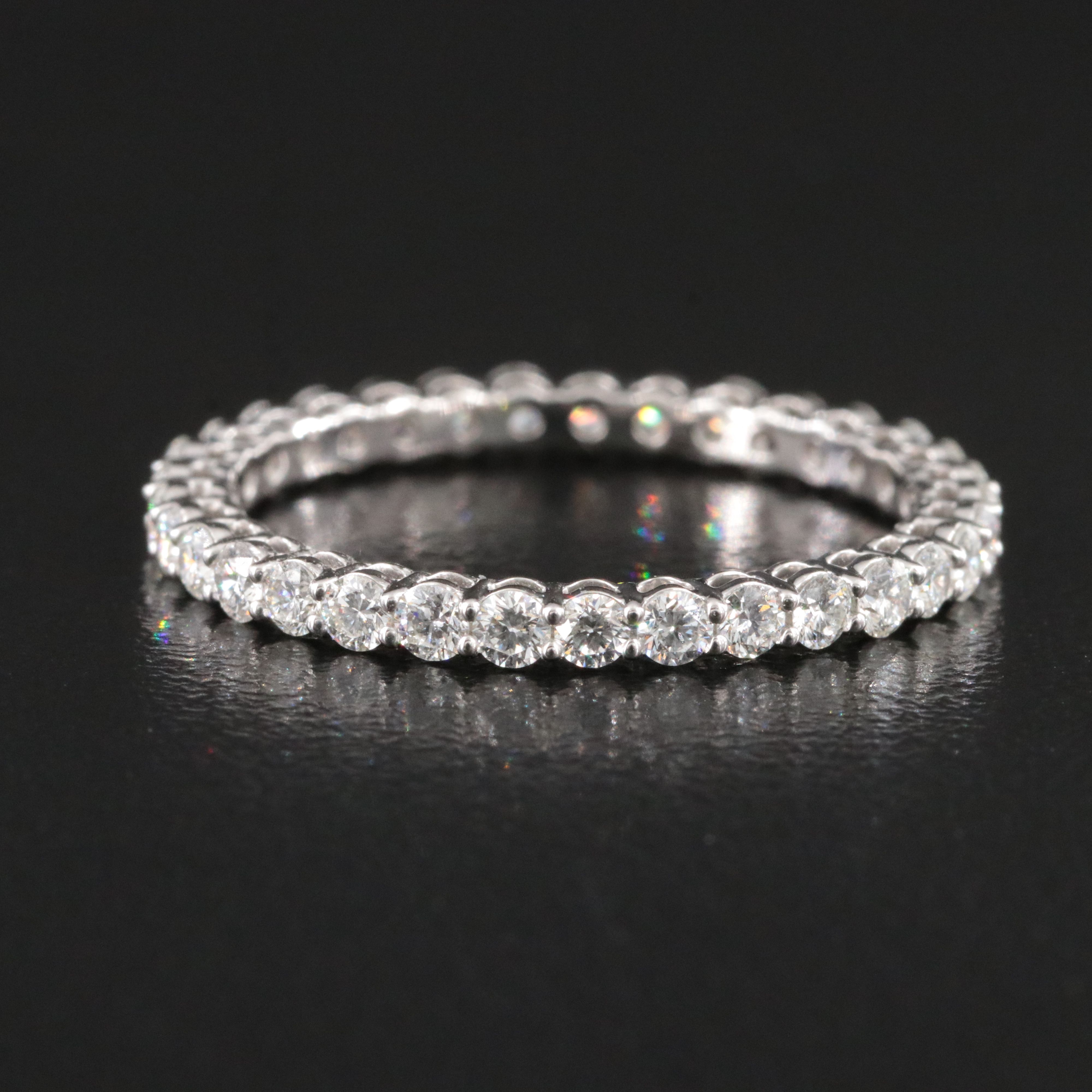 Platinum 1.00 CTW Diamond Eternity Band
